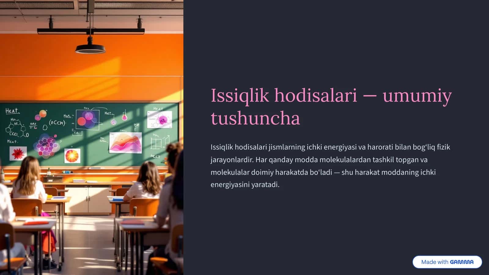 Issiqlik hodisalari — umumiy 1