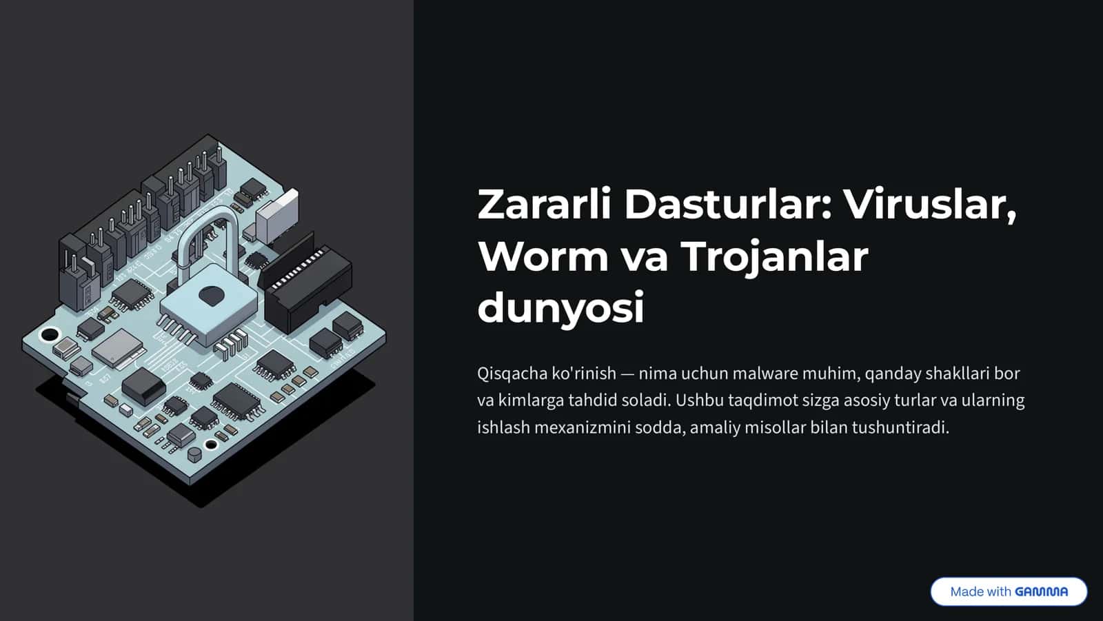 Zararli Dasturlar Viruslar Worm va Trojanlar dunyosi 1