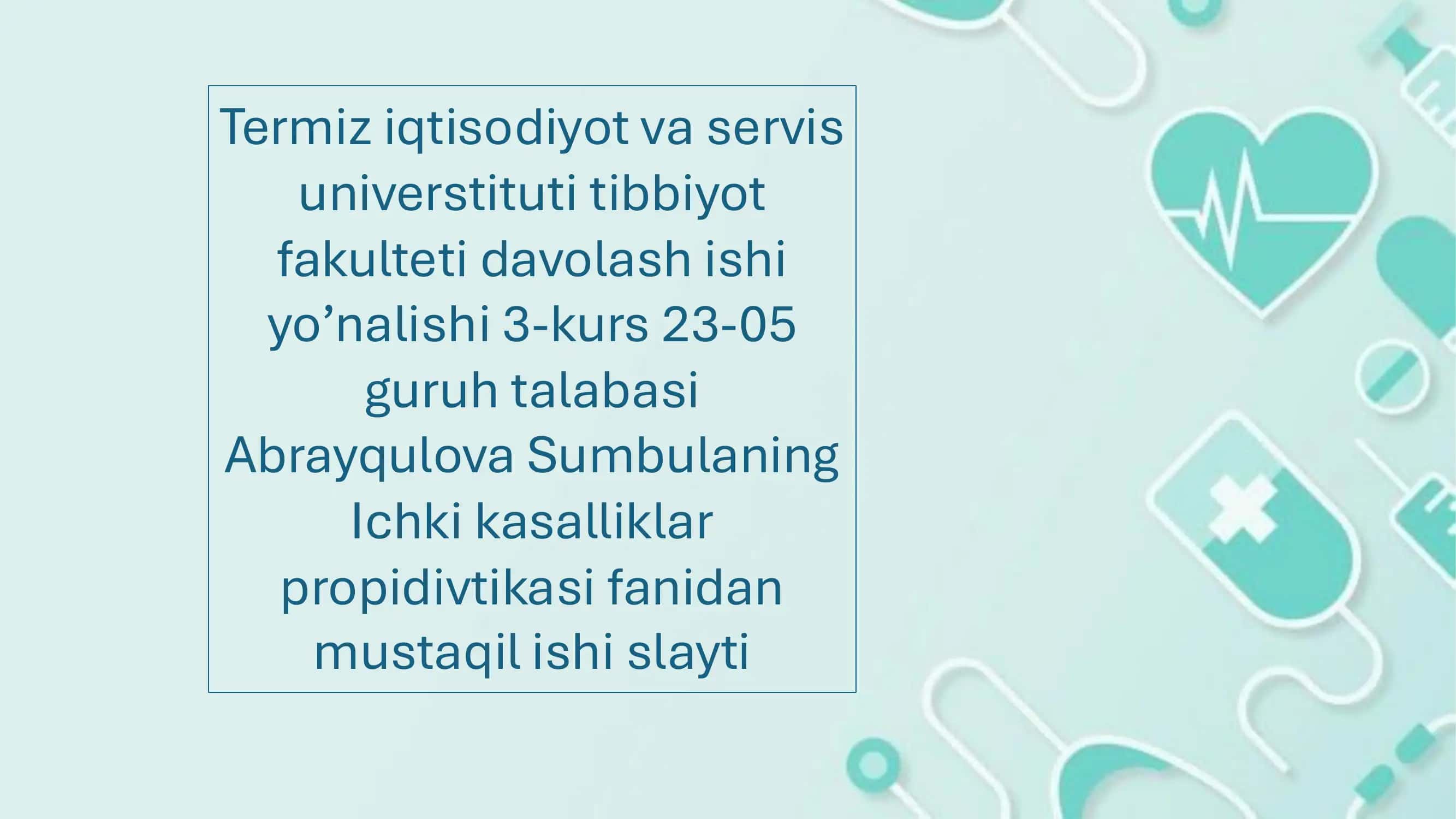Bronxoektatik kasallik diognostikasi 1