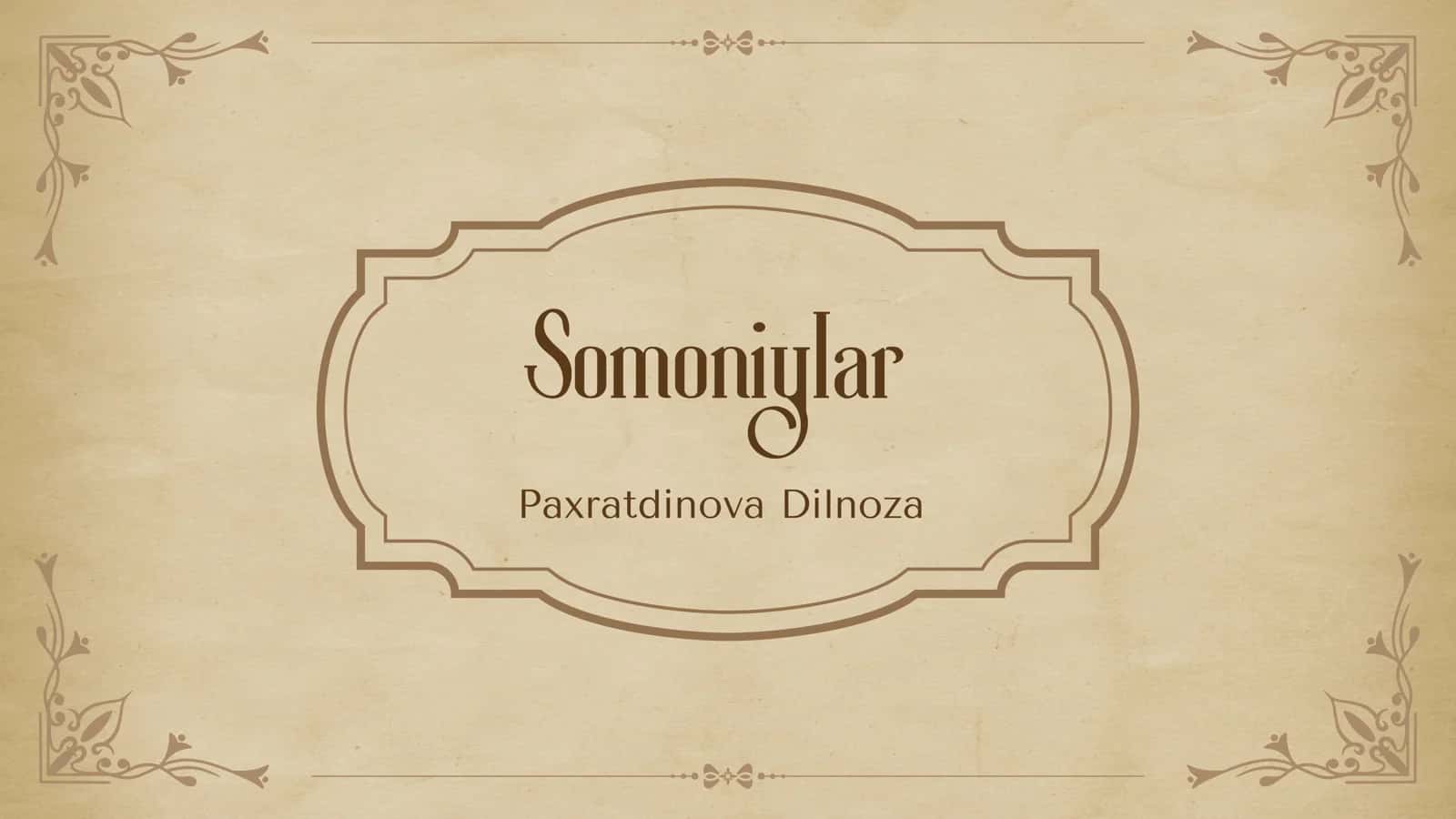 Somoniylar 1