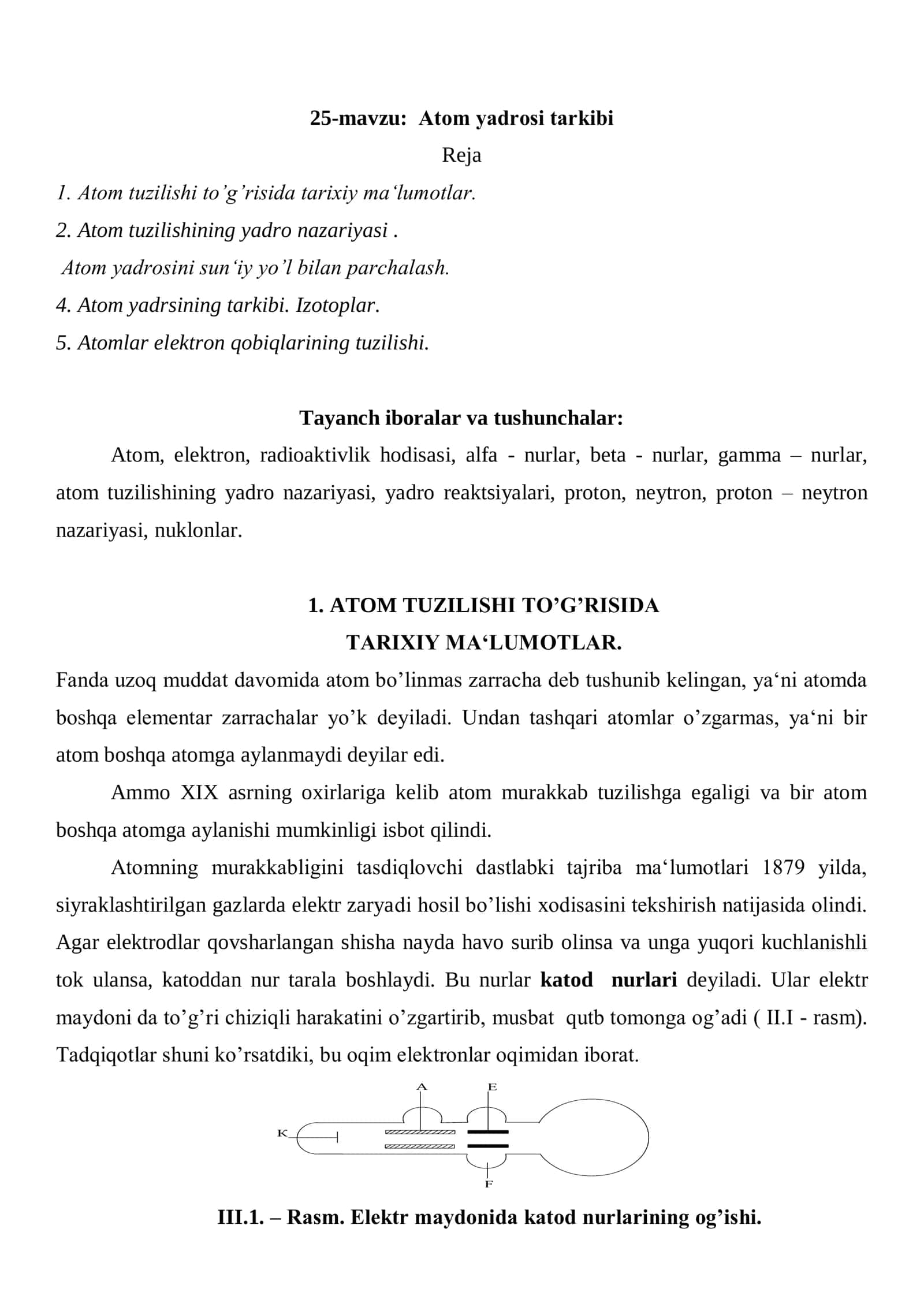Atоm yadrоsi tarkibi 1
