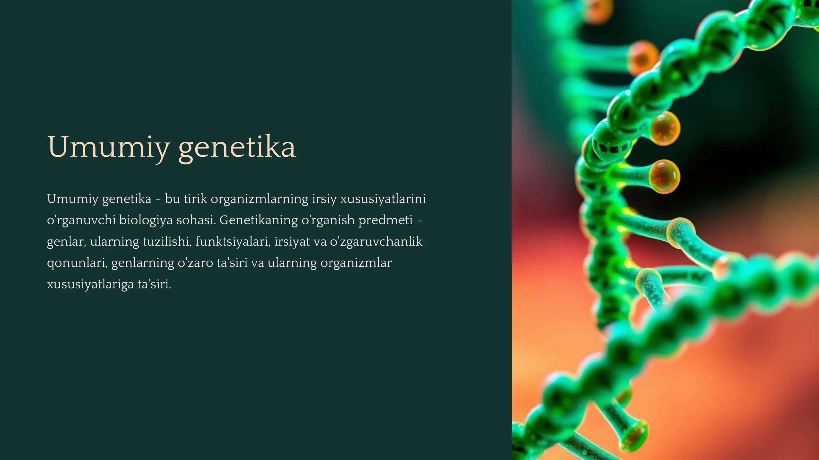 Umumiy genetika 1