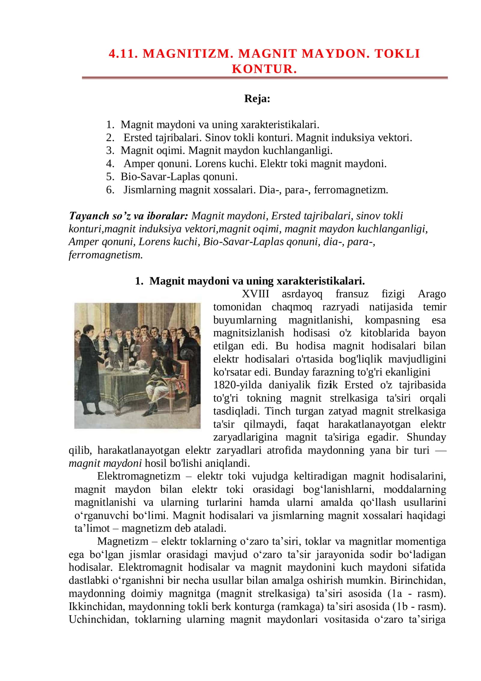 MAGNITIZM. MAGNIT MAYDON. TOKLI KONTUR 1
