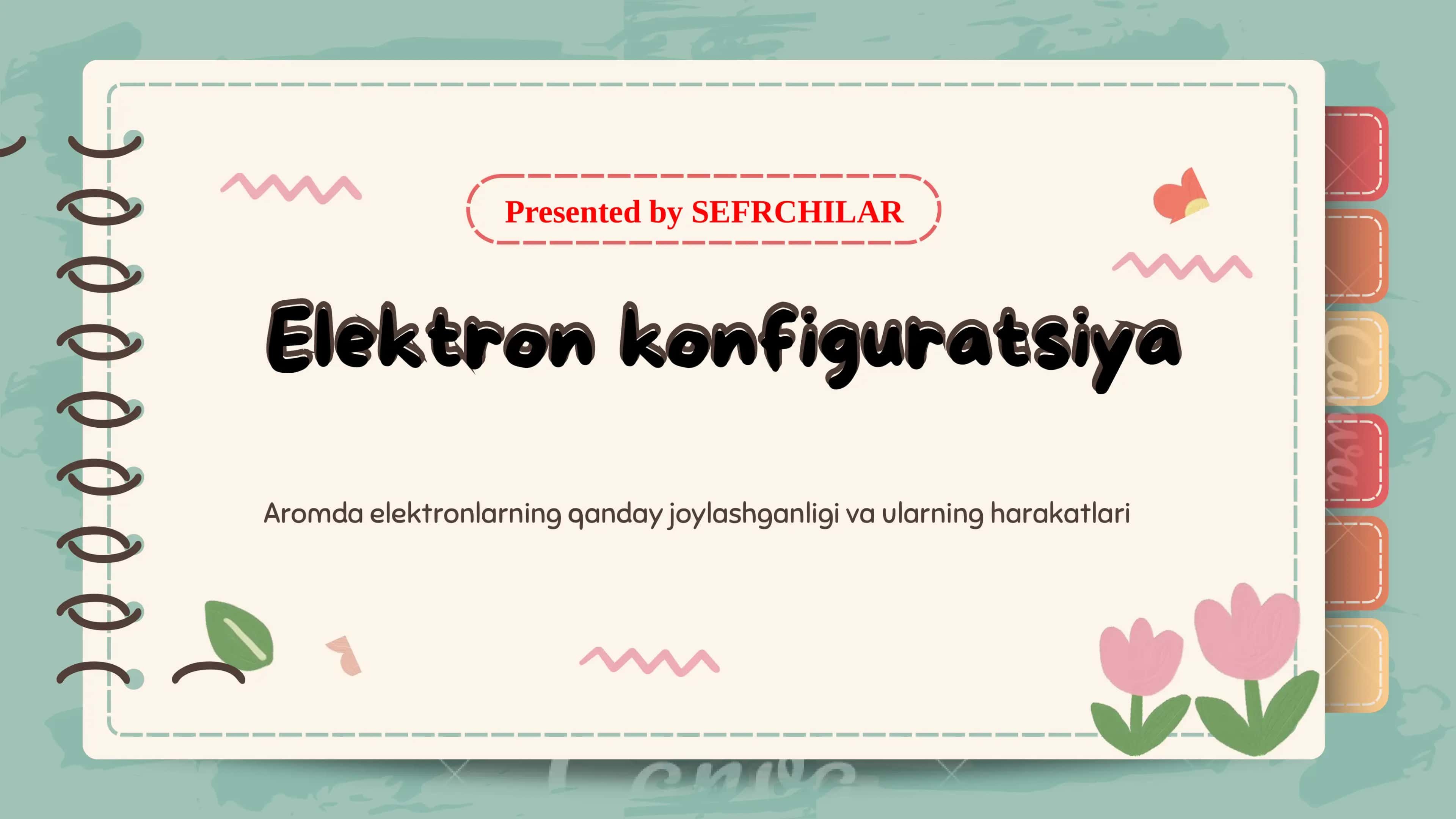 Elektron pog'onalar 1