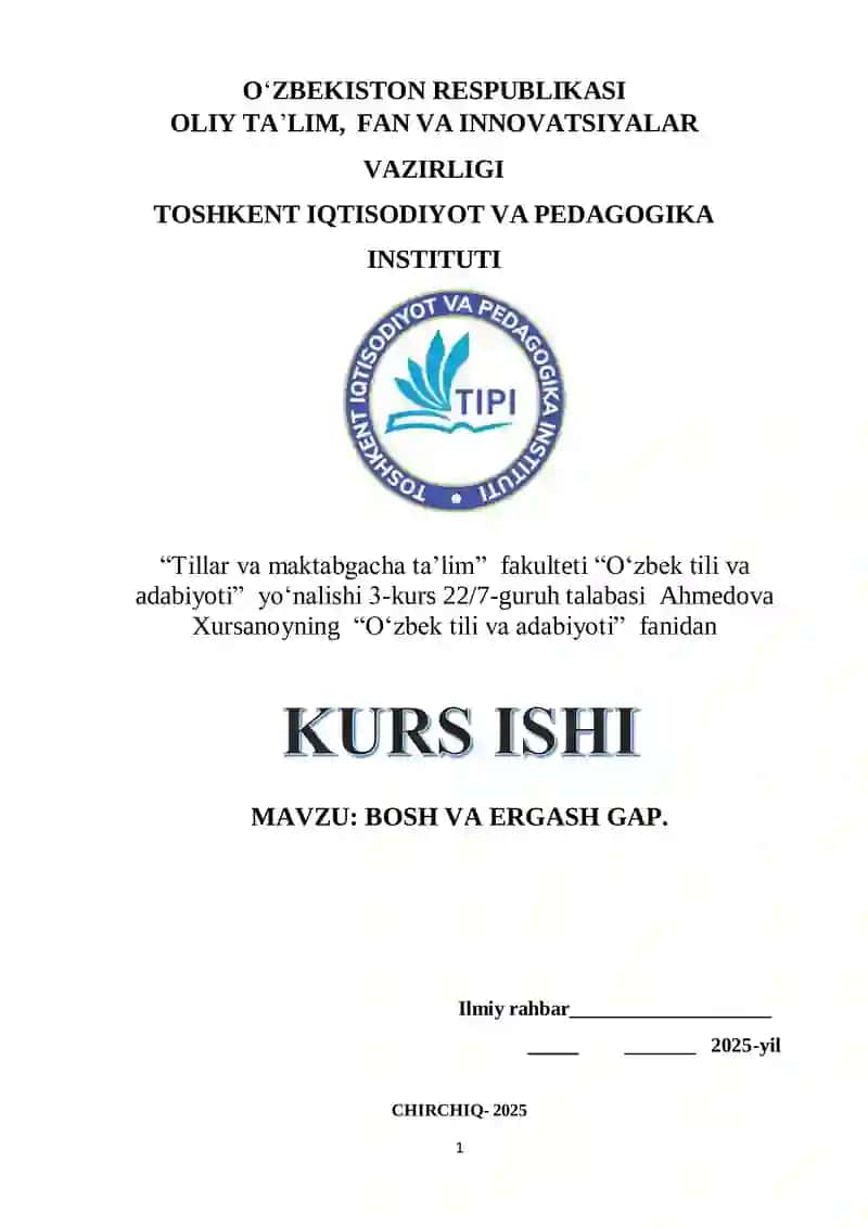 Tillar va maktabgacha taʼlim