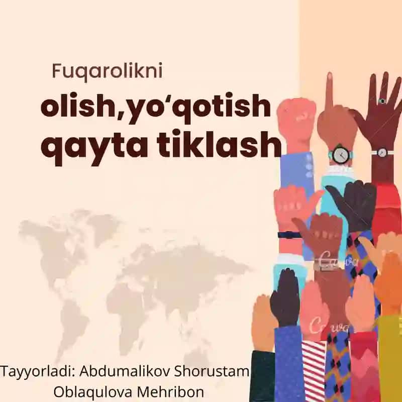 Fuqarolikni olish,yoʼqotish || Huquq