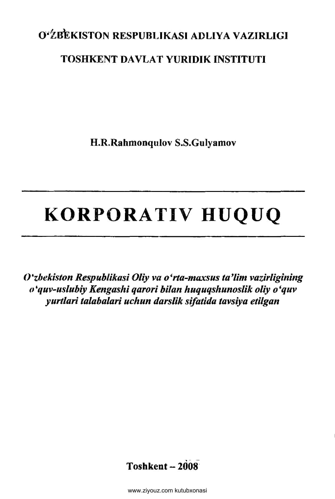 KORPORATIV HUQUQ 1