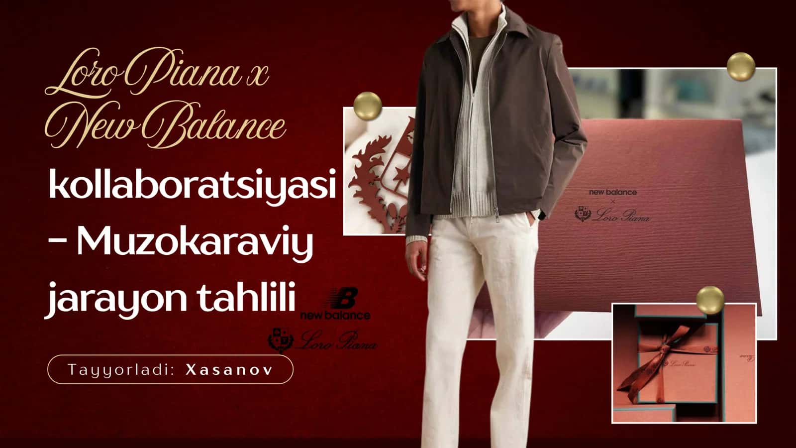 Loro Piana x New Balance kollaboratsiyasi 1