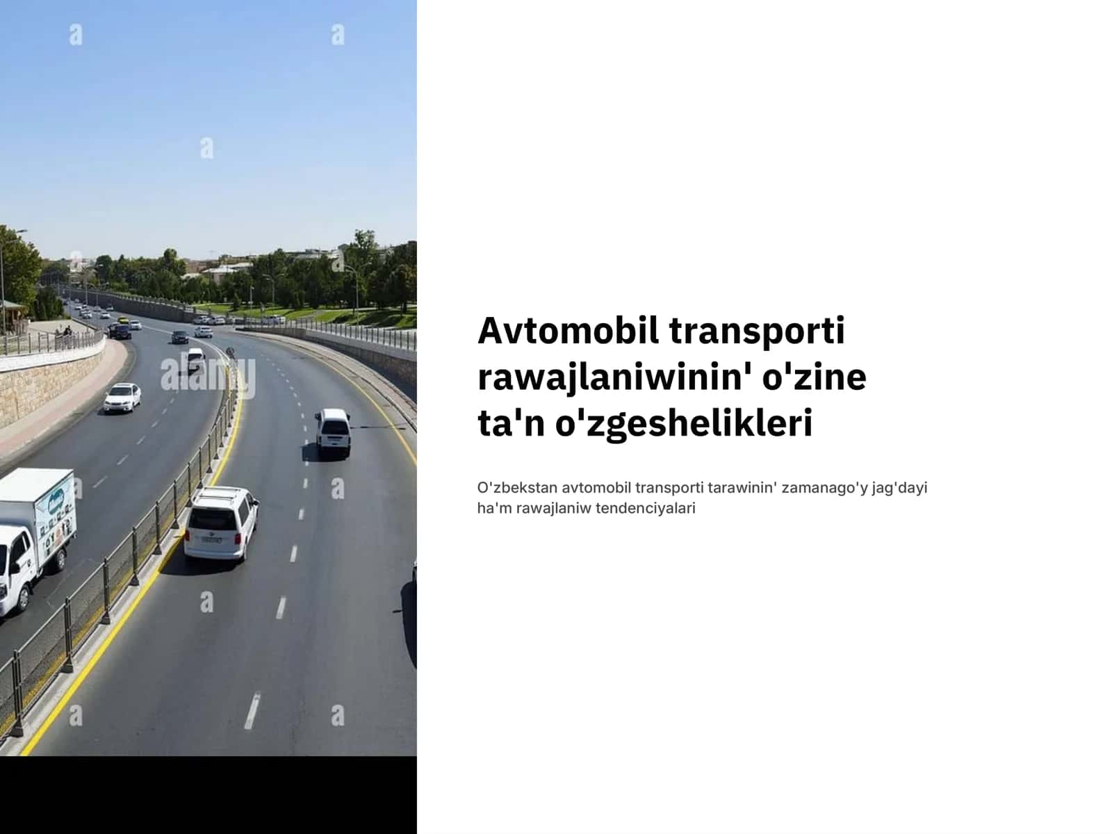 Avtomobil transporti 1