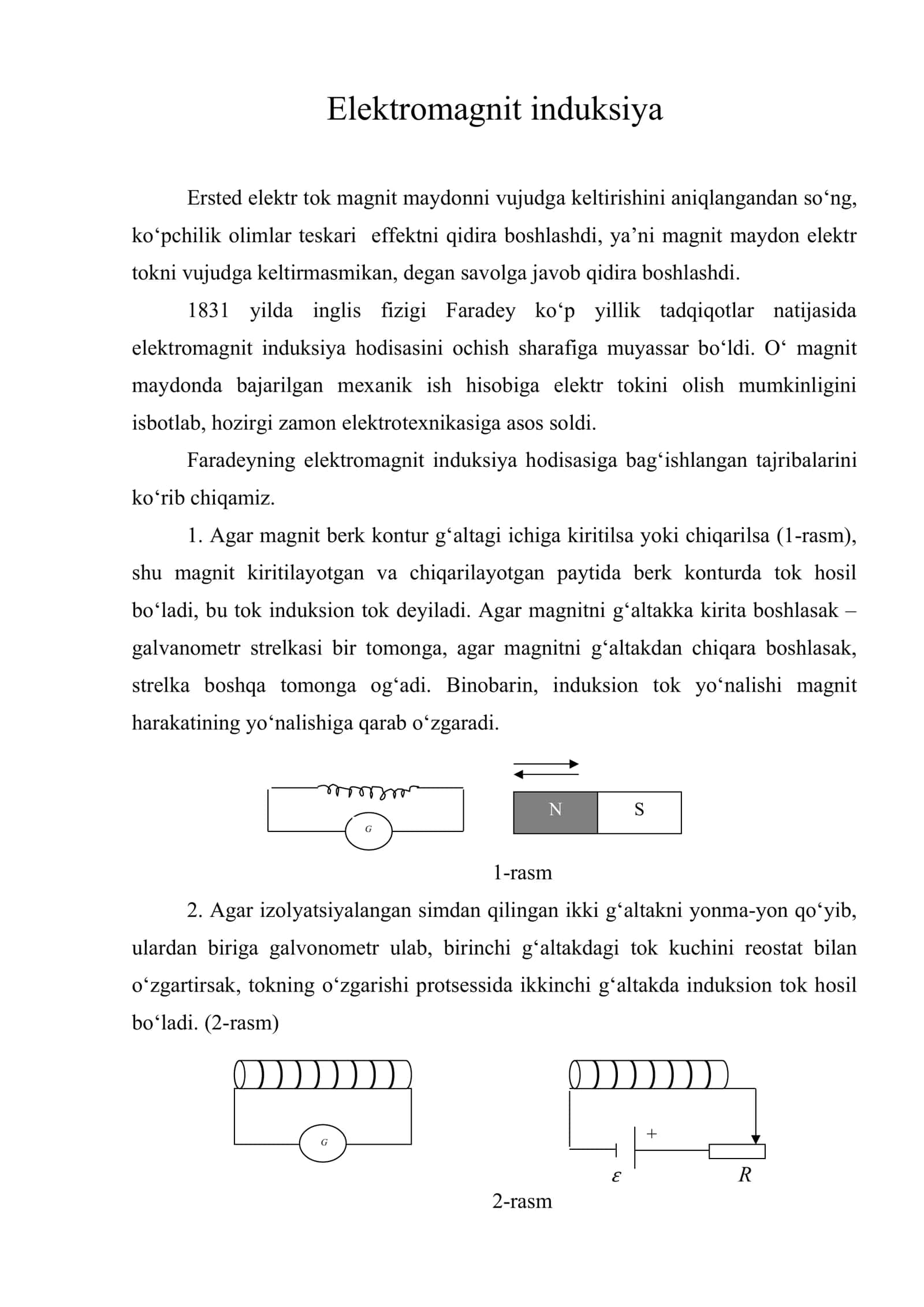 Elektromagnit induksiya 1
