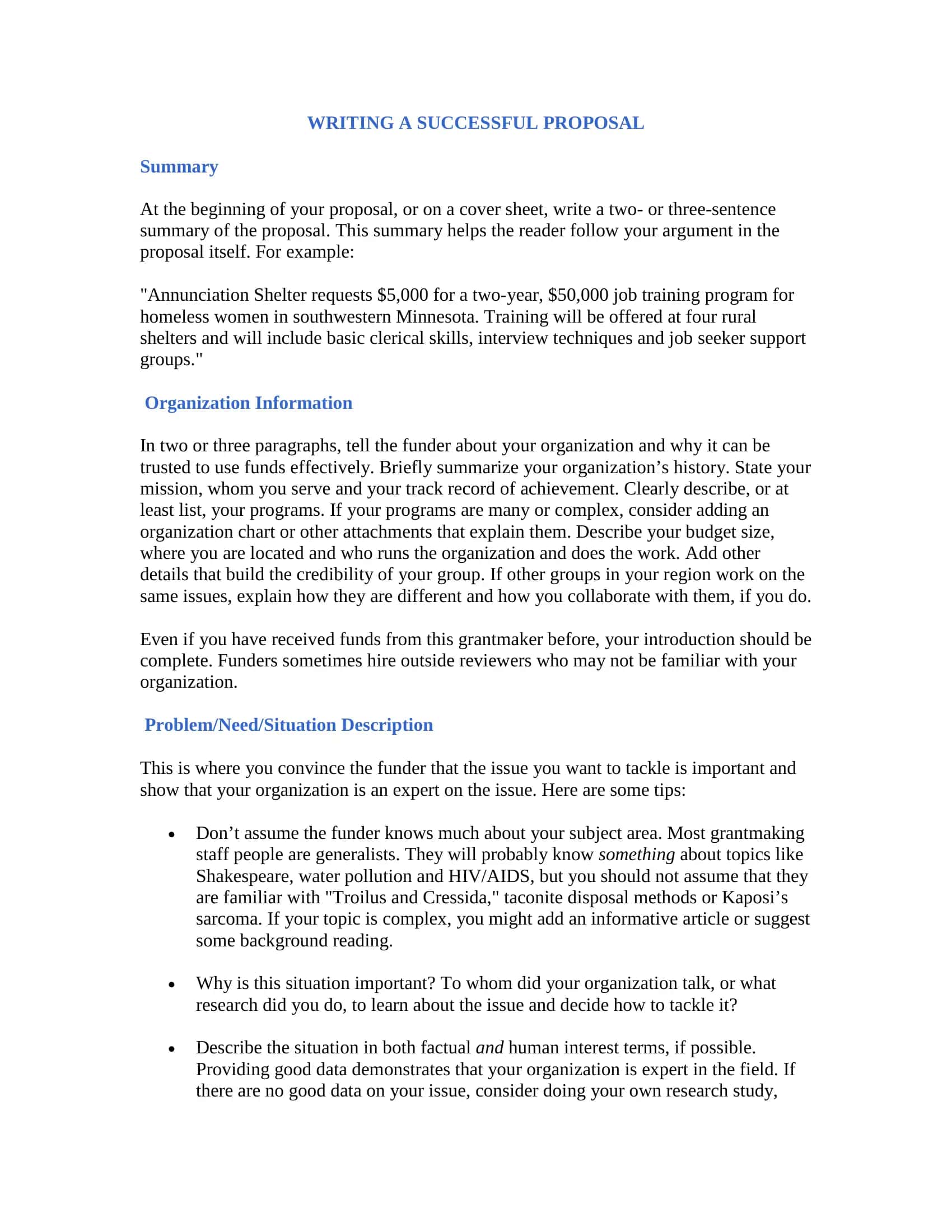 writing proposal strategies 1