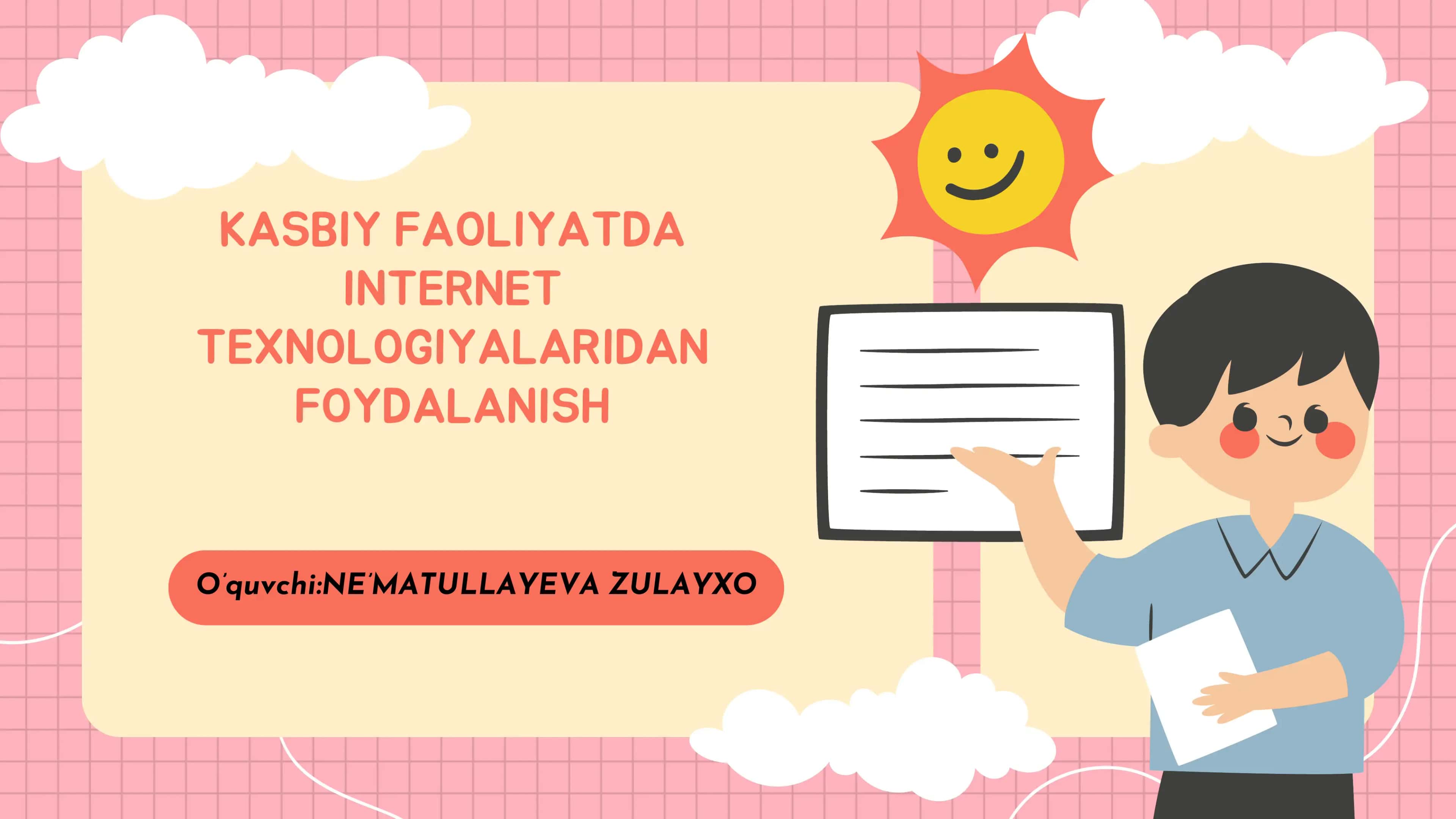 Kasbiy faoliyatda internet texnologiyalaridan foydalanish 1