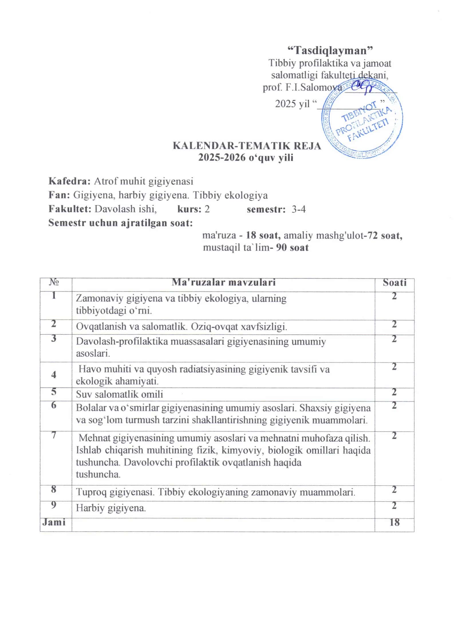 Zamonaviy gigiyena va tibbiy ekologiya 1