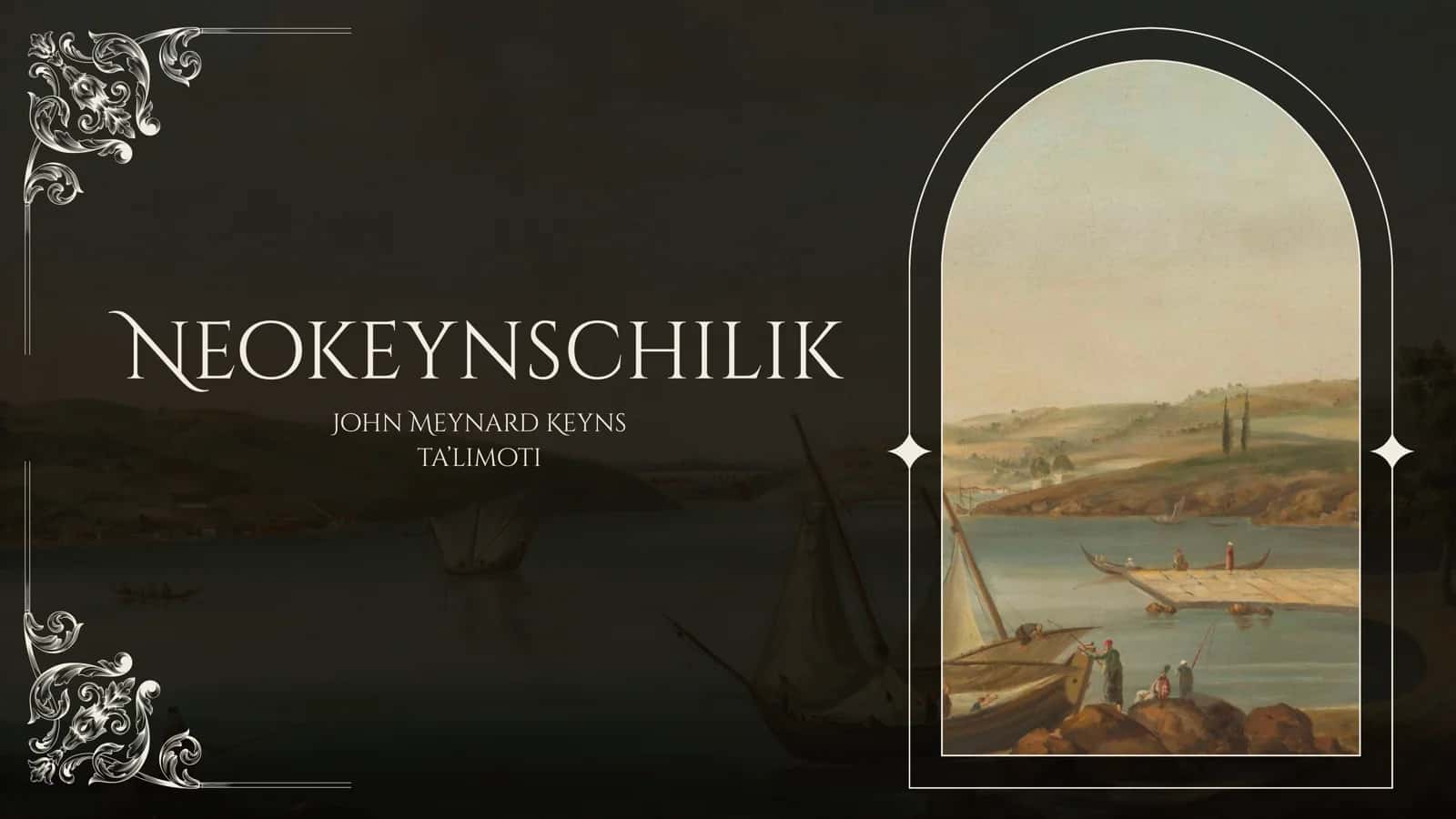 iqtisodiyot tarixi keynschilik nazariyasi 1