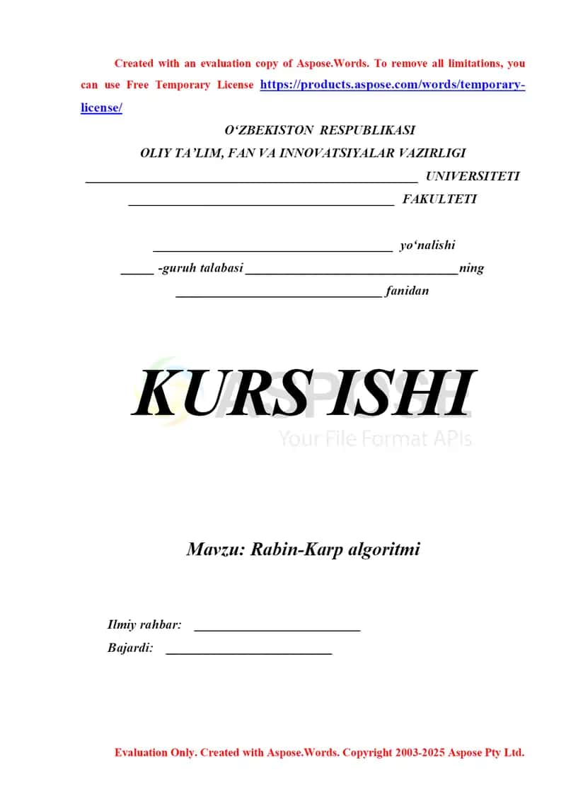 Rabin-Karp algoritmi 1
