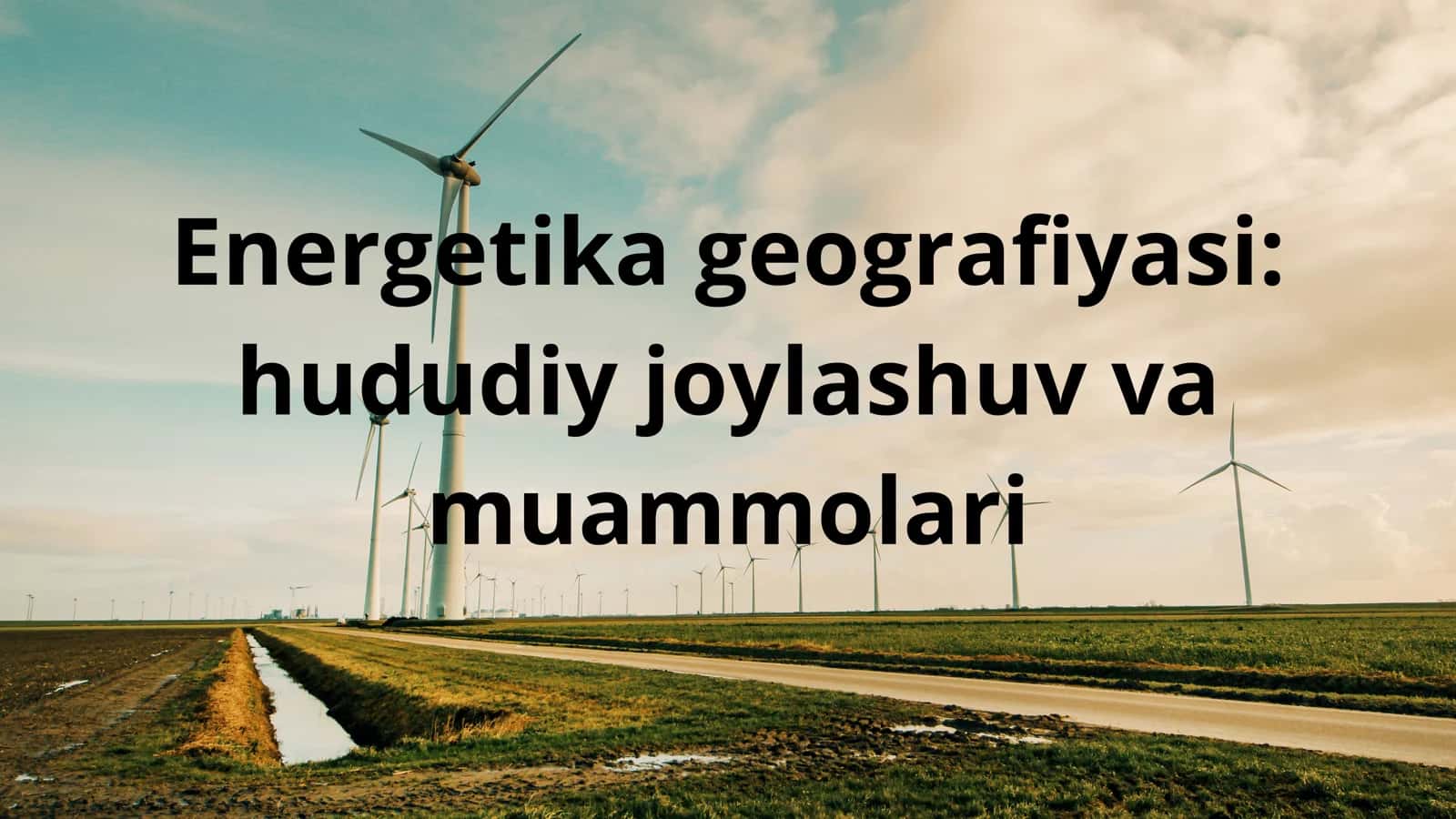 Energetika Geografiyasi 1
