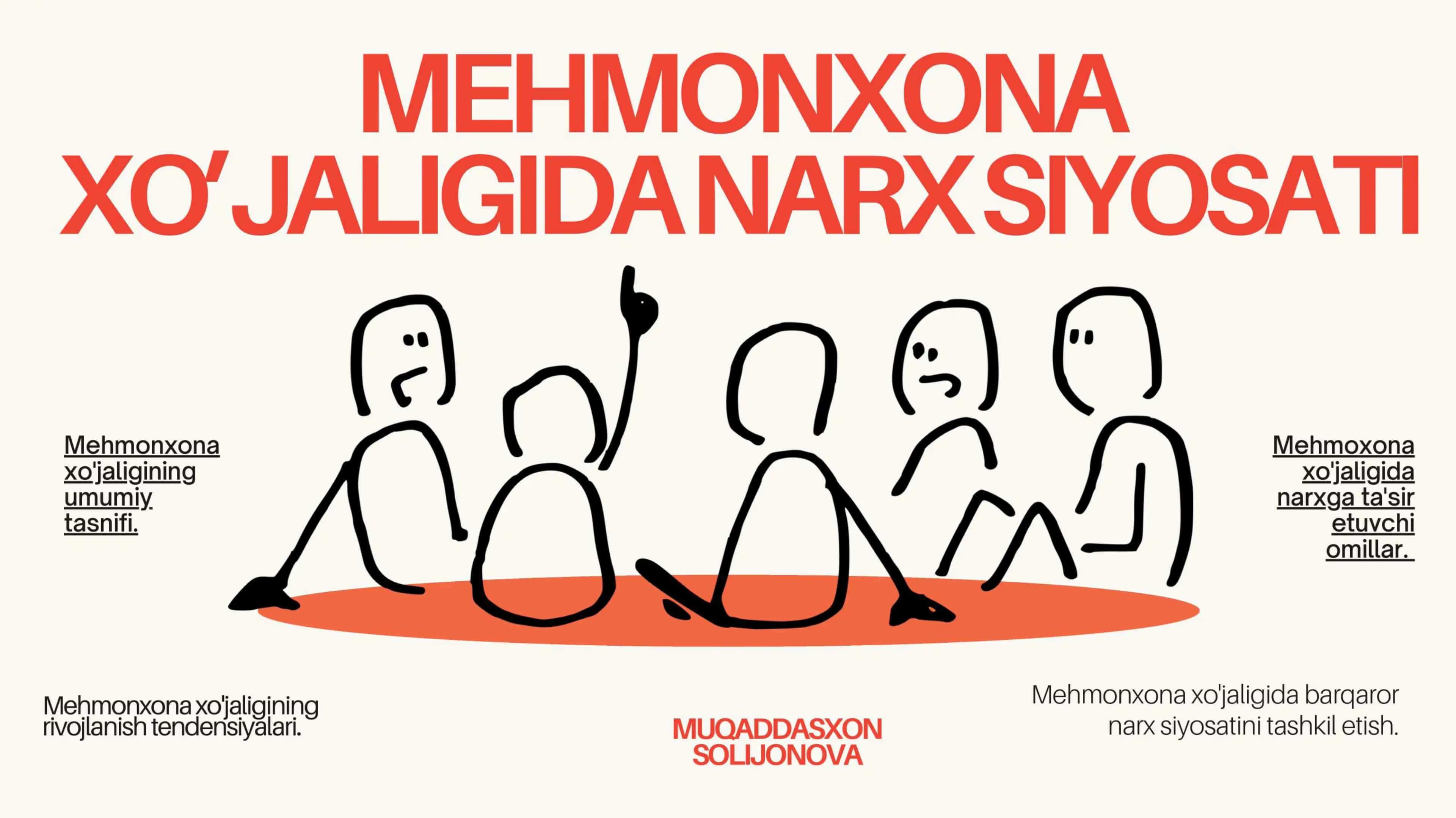 Mehmonxona xoʻjaligida narx siyosati 1