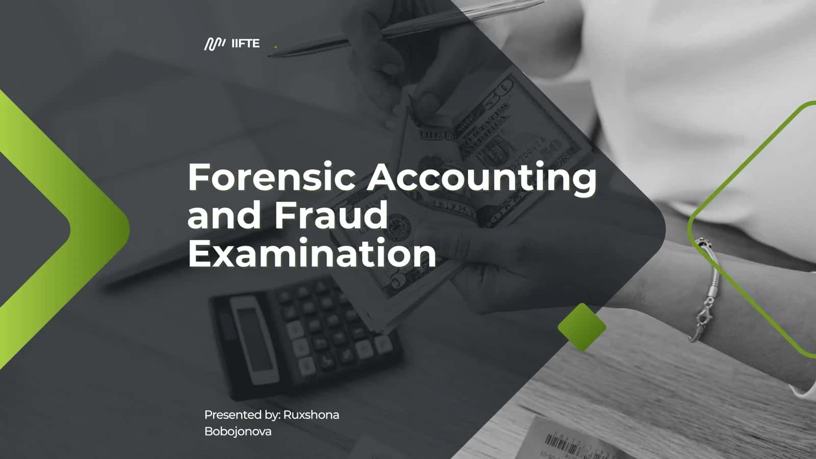 Forensic Accounting and Fraud Examination 1