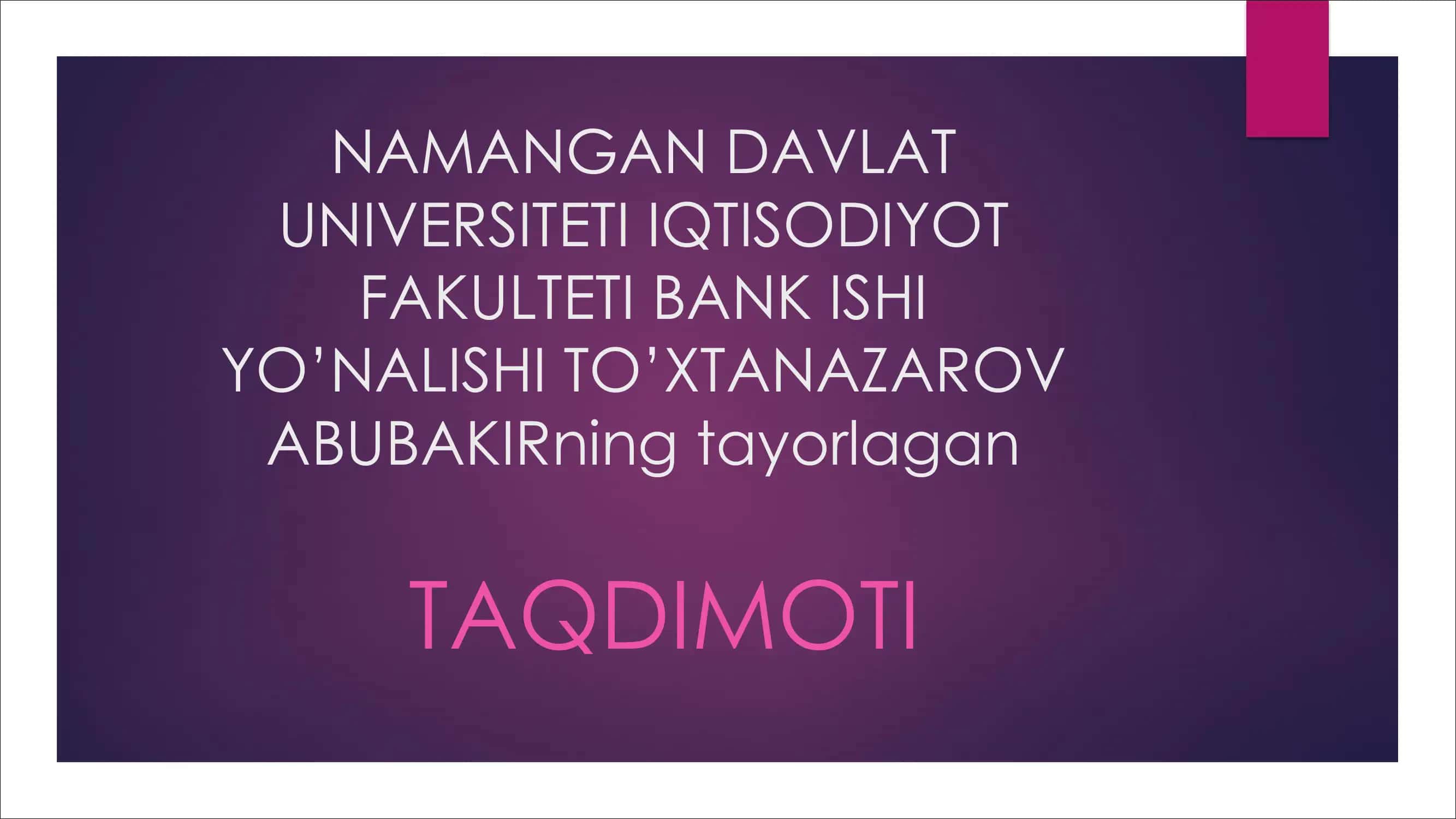 EHTIYOJLARNING MAZMUNI VA ULARNING TURKUMLANISHI 1