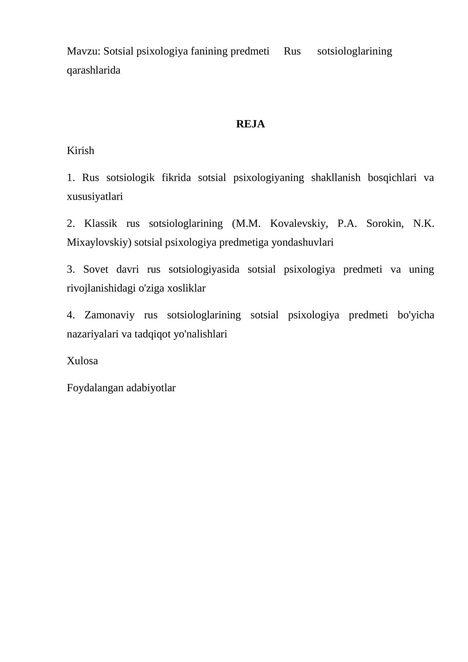 sotsial psixologiya fanining predmeti va rus psixologlarning qarashlari 1