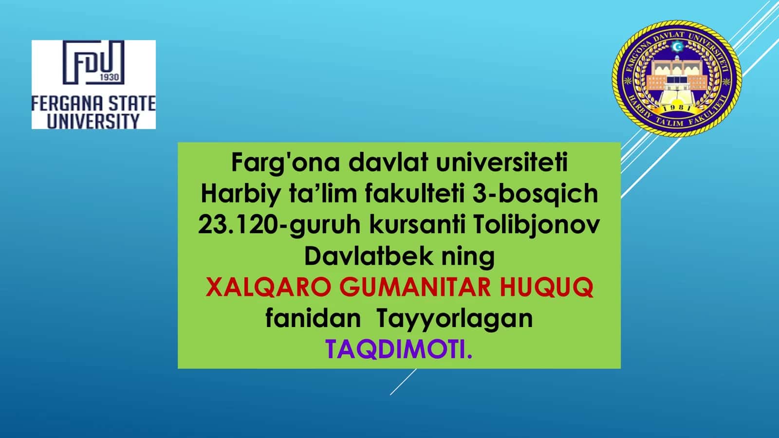 XALQARO GUMANITAR HUQUQ 1