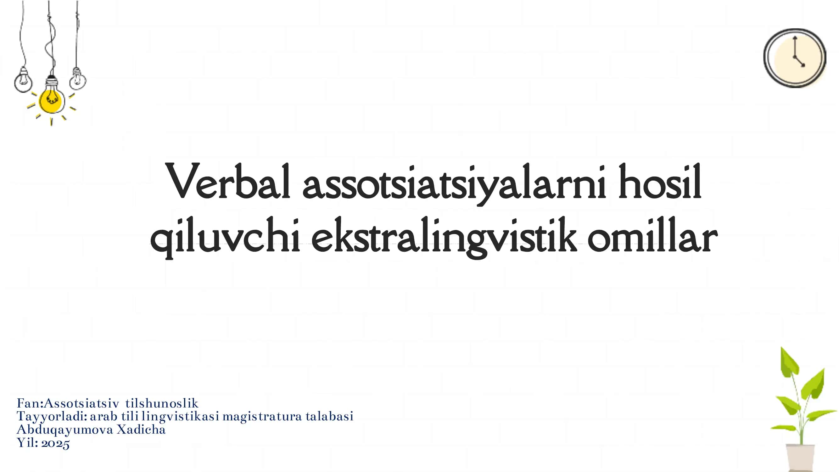 Verbal Assotsiatsiya 1