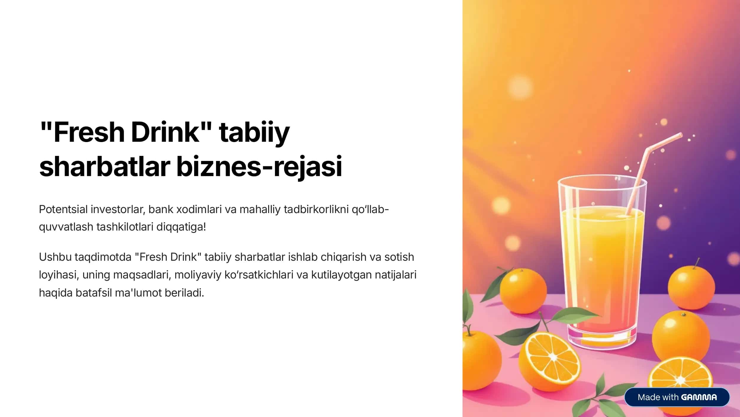 Fresh-Drink 1