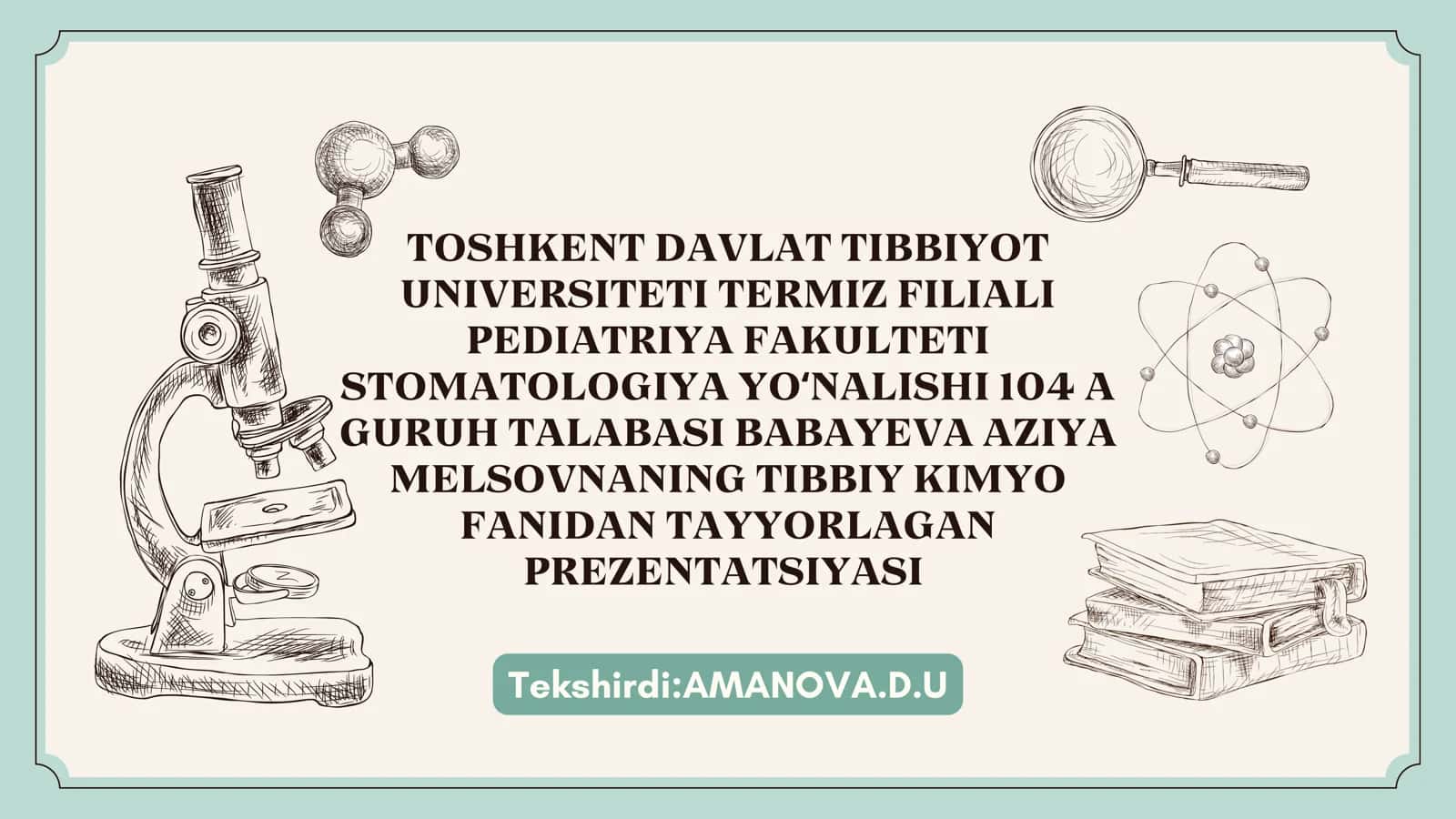 Dispers sisteinalar. Kolloid sistemalarning klassifikatsiyasi, tuzilishi, olinishi va tozalash usullari. Kolloid sistemalarning molekulyar-kinetik va spetsiifik xossalari. Kolloid sistemalarning turg'unligi. Dag'al-dispers sistemalar 1