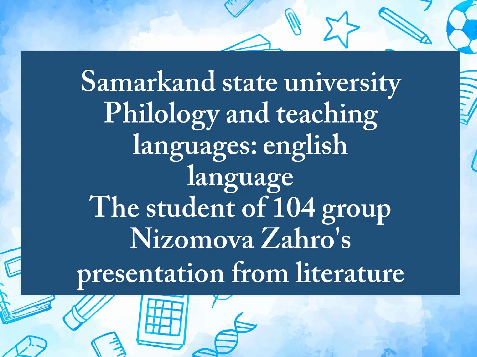 LITERATURE AND IDENTITY: ANALYZE HOW LITERATURE EXPLORES AND CONSTRUCTS PERSONAL AND CULTURAL IDENTITIES 1