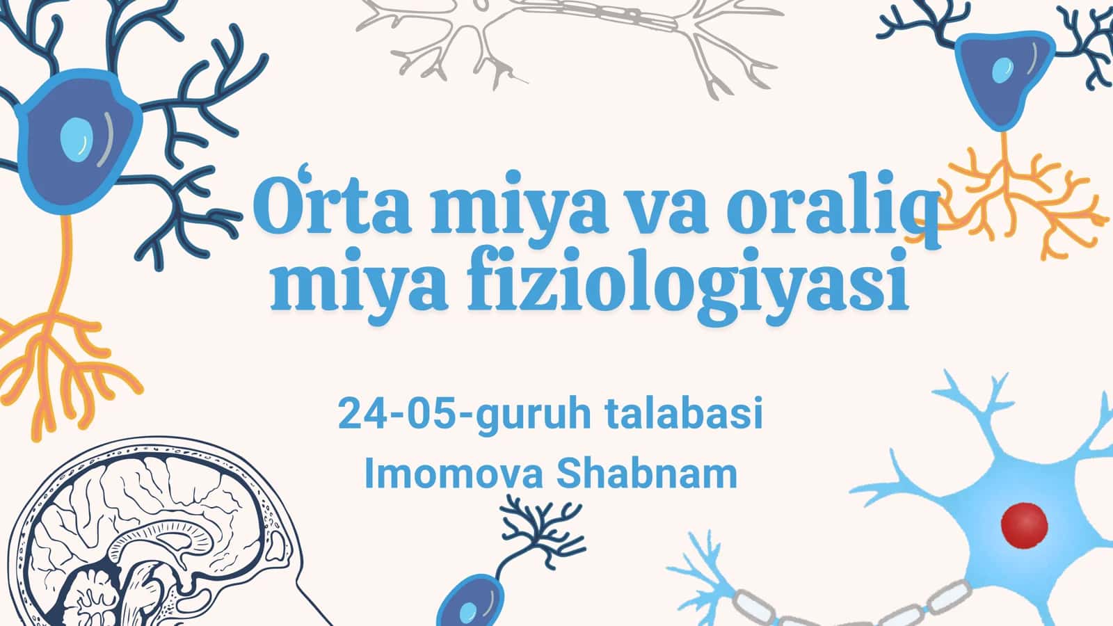 Oʻrta miya va oraliq miya fiziologiyasi 1