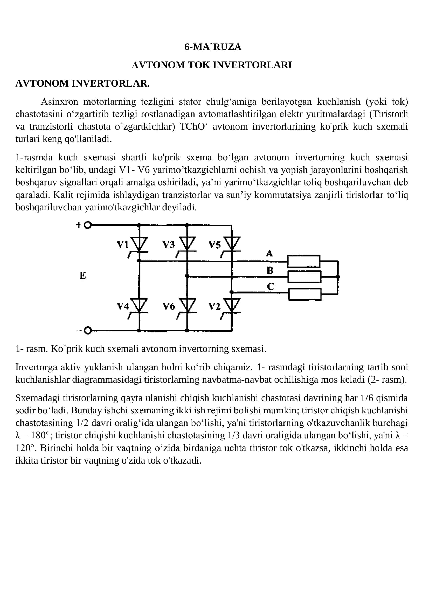 AVTONOM TOK INVERTORLARI 1