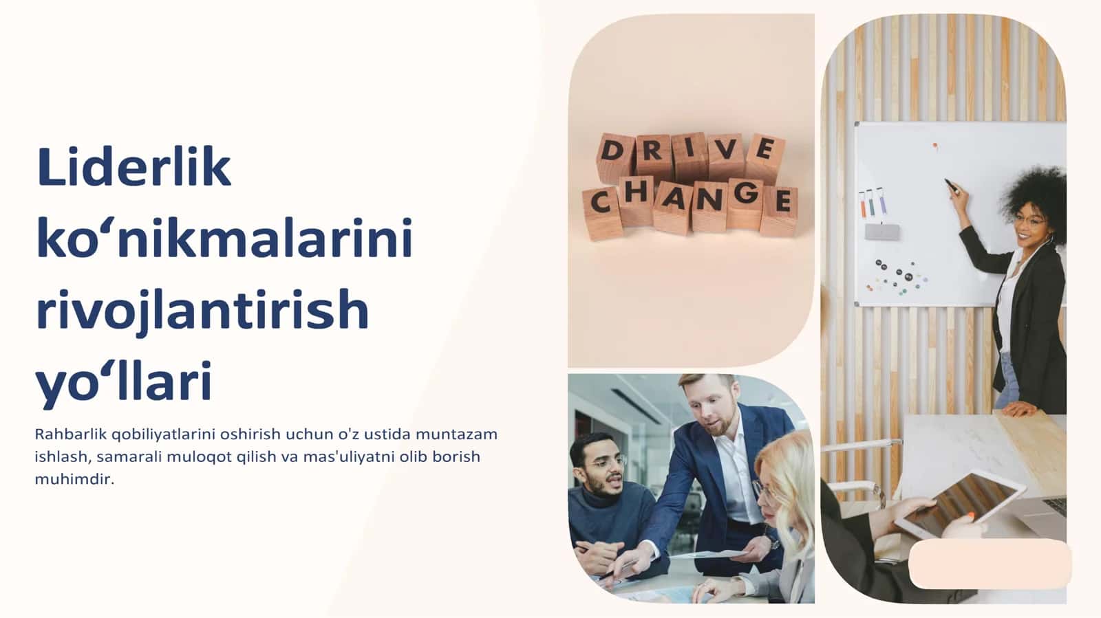 Liderlik ko'nikmalarini rivojlantirish yo'llari 1