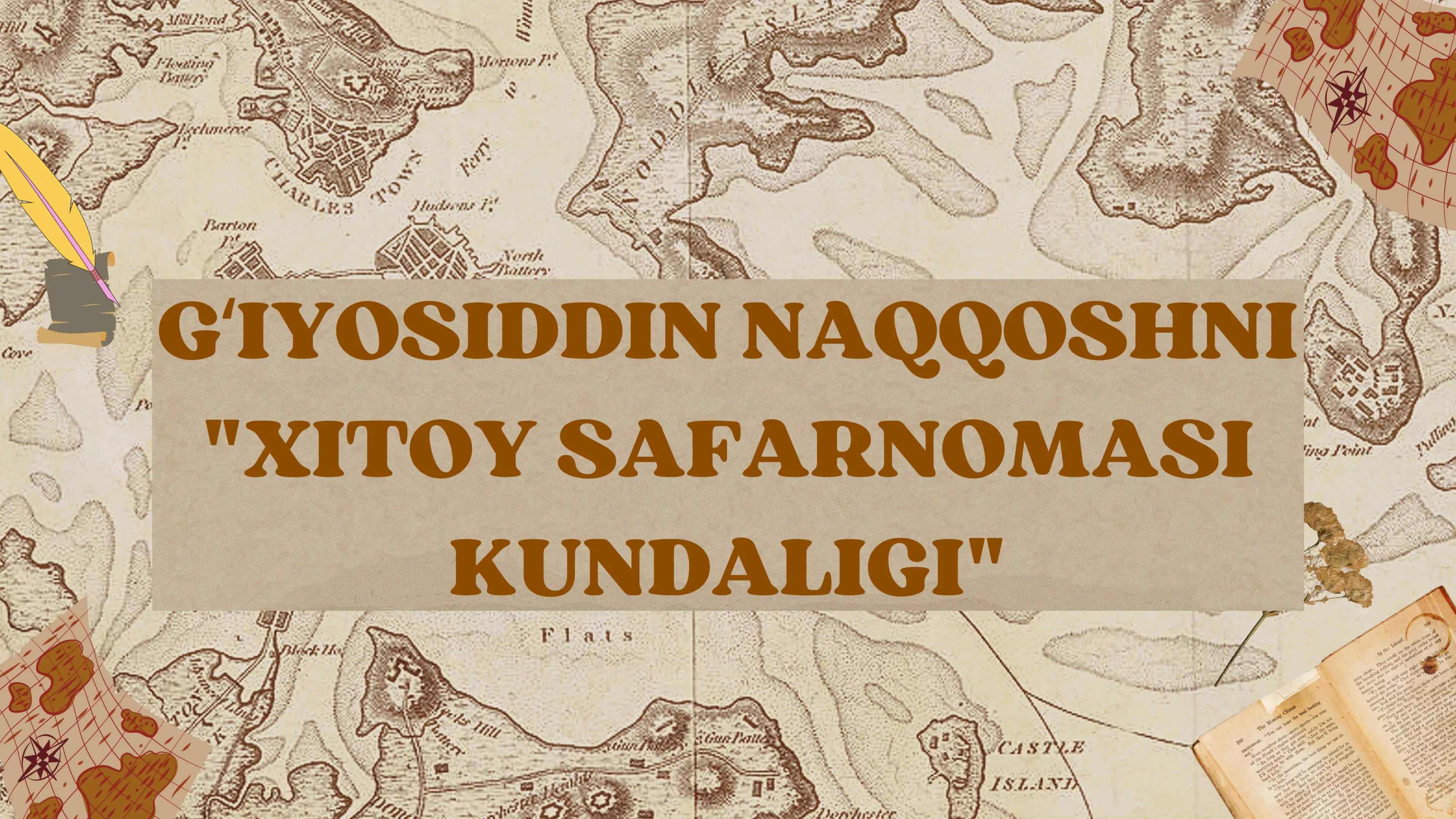 GʻIYOSIDDIN NAQQOSHNI "XITOY SAFARNOMASI KUNDALIGI" 1