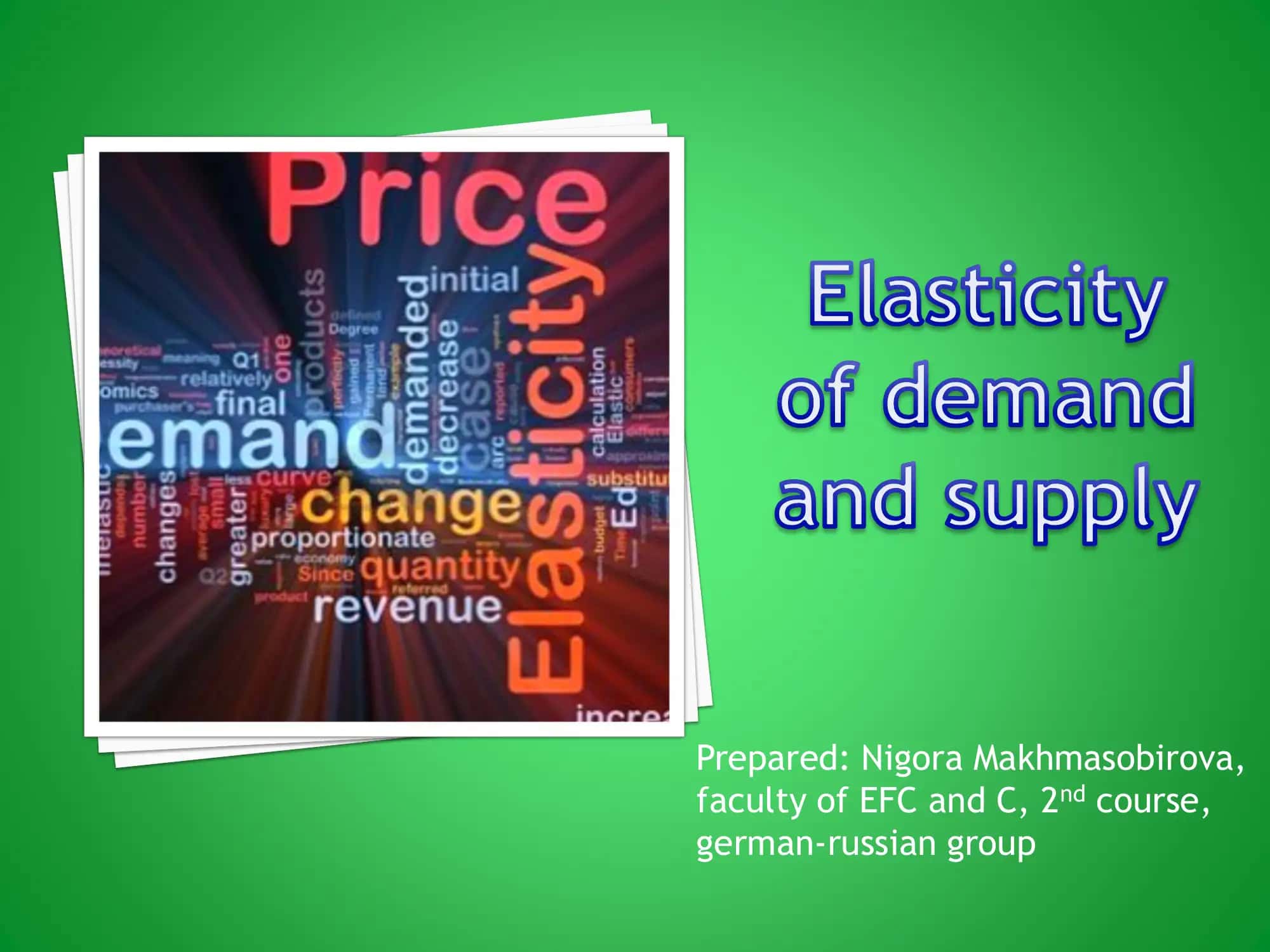 Elasticity 1