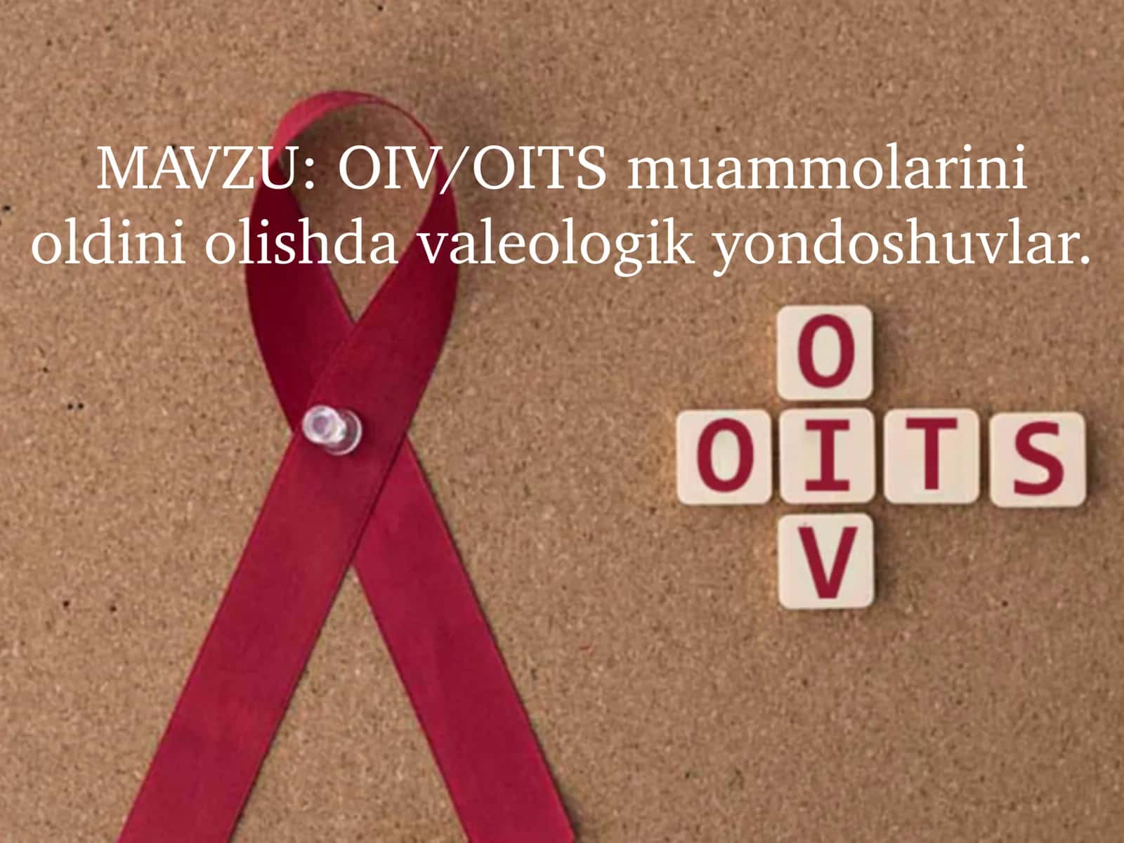 OIV/OITS muammolarini oldini olishda valeologik yondoshuvlar 1