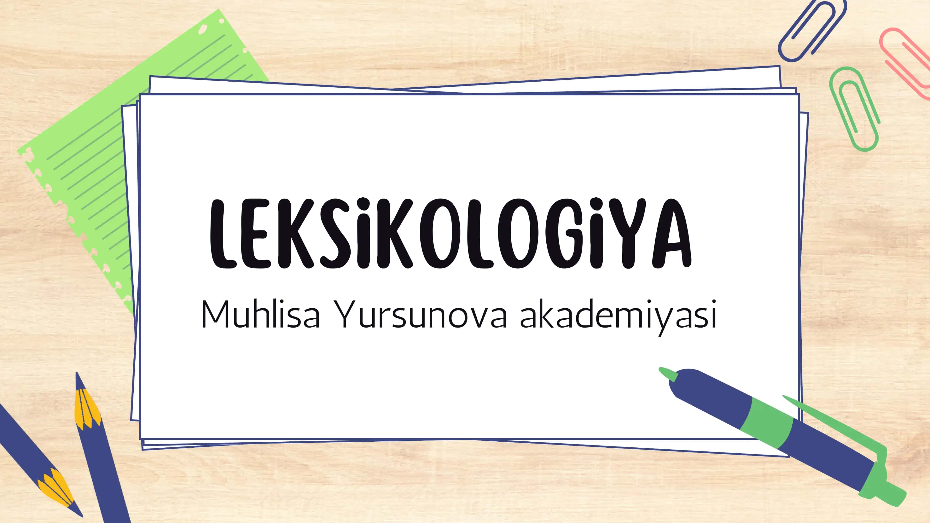 Leksikologiya 1