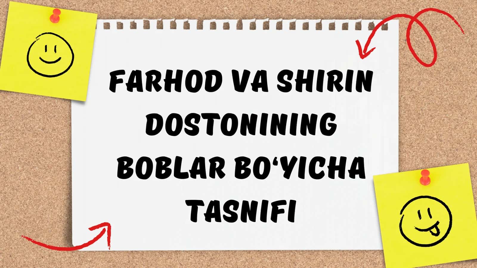 Farhod va Shirin dostonining boblar bo‘yicha tasnifi 1