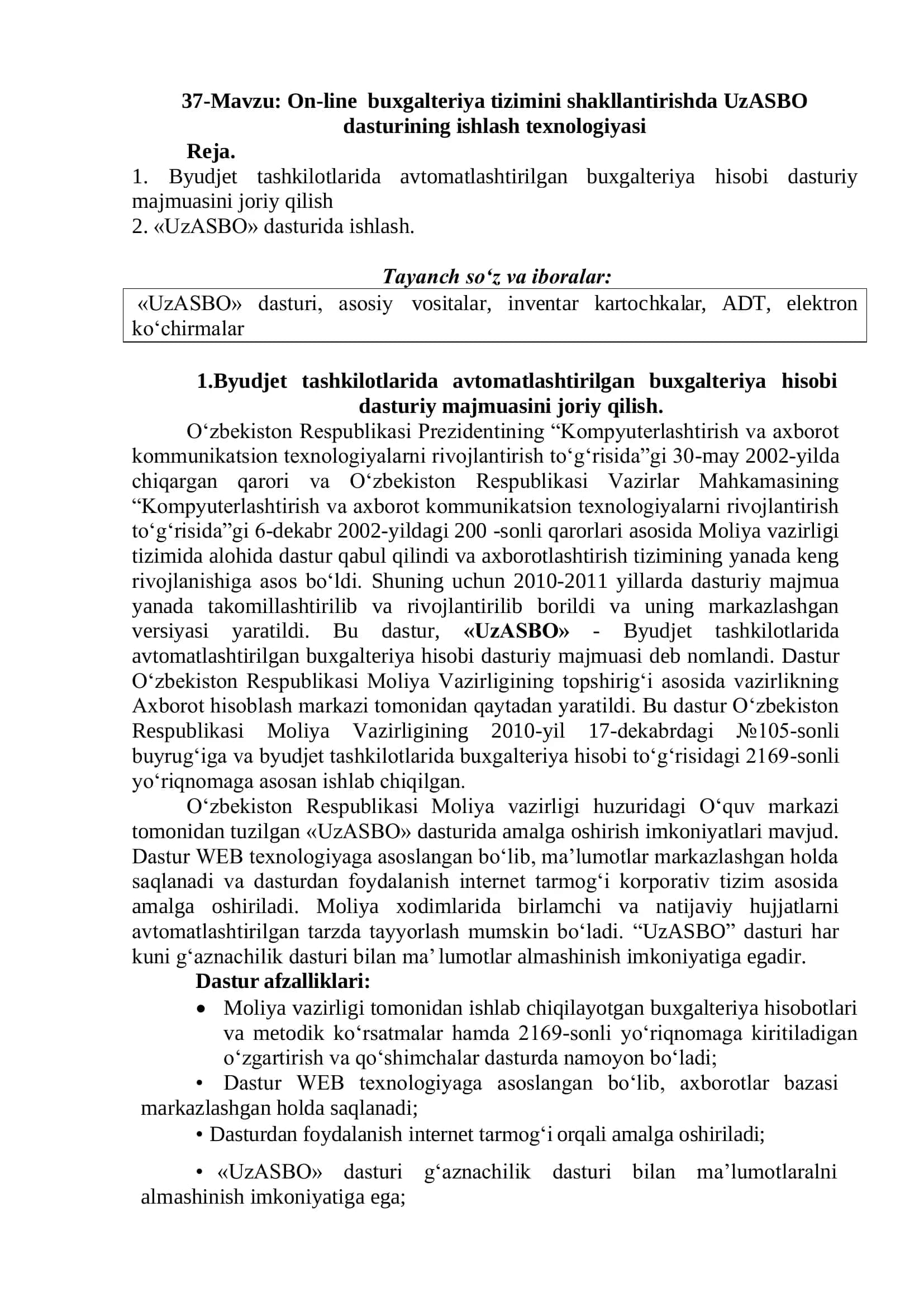 UzASBO dasturi 1