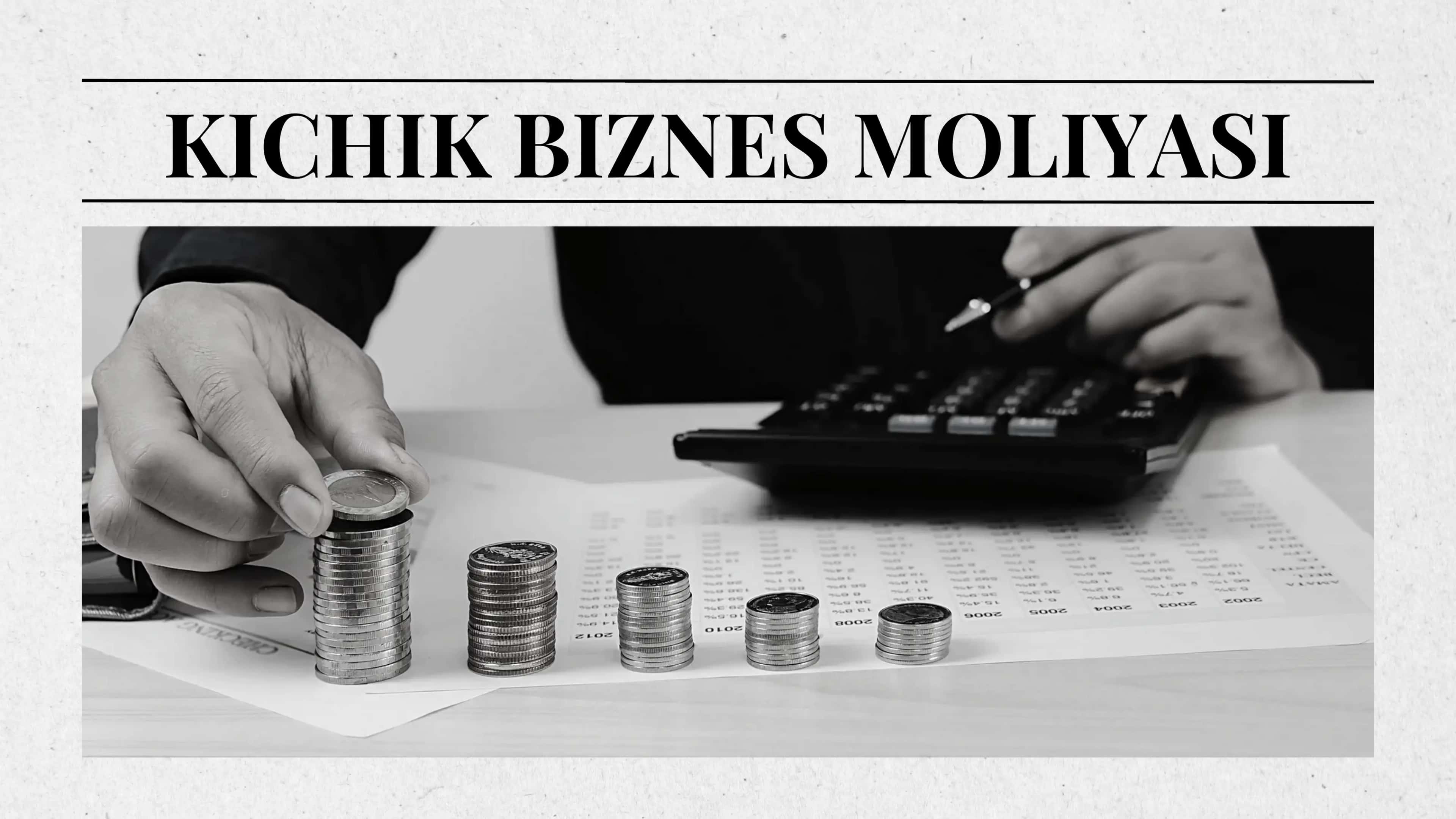 Kichik biznes moliyasi 1