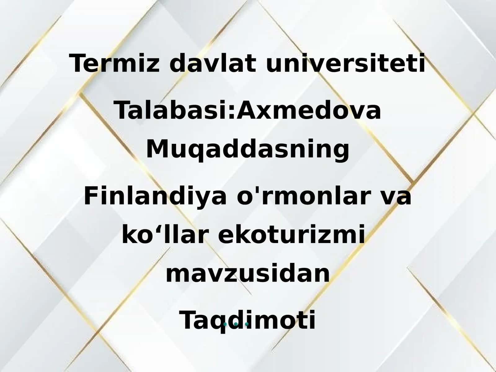 Finlandiya o'rmonlar va ko‘llar ekoturizmi 1