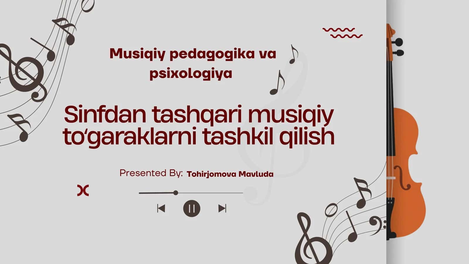 Musiqiy to‘garaklar va psixologiya 1