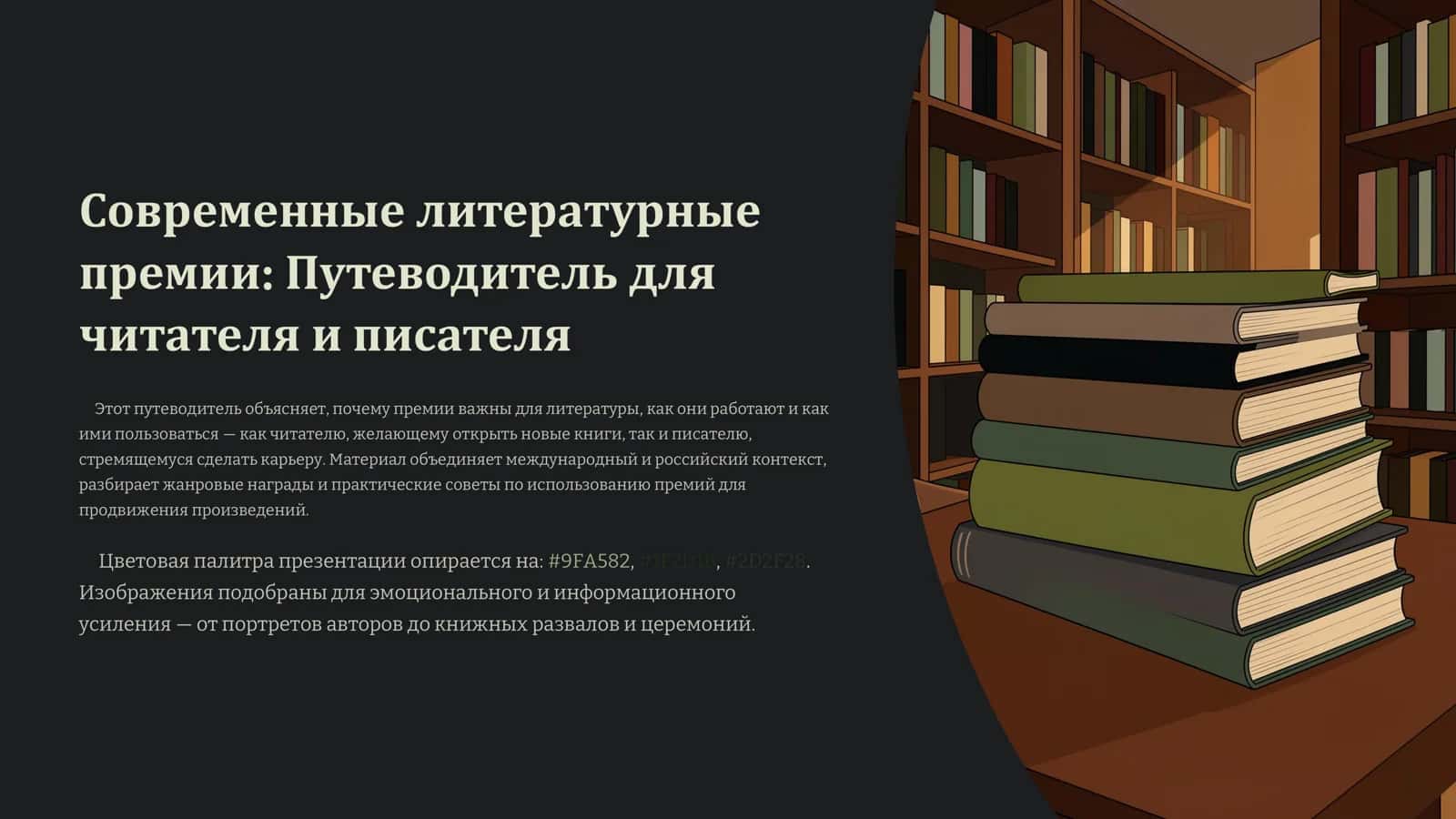 Современные литературные премии  Путеводитель для читателя и писателя 1