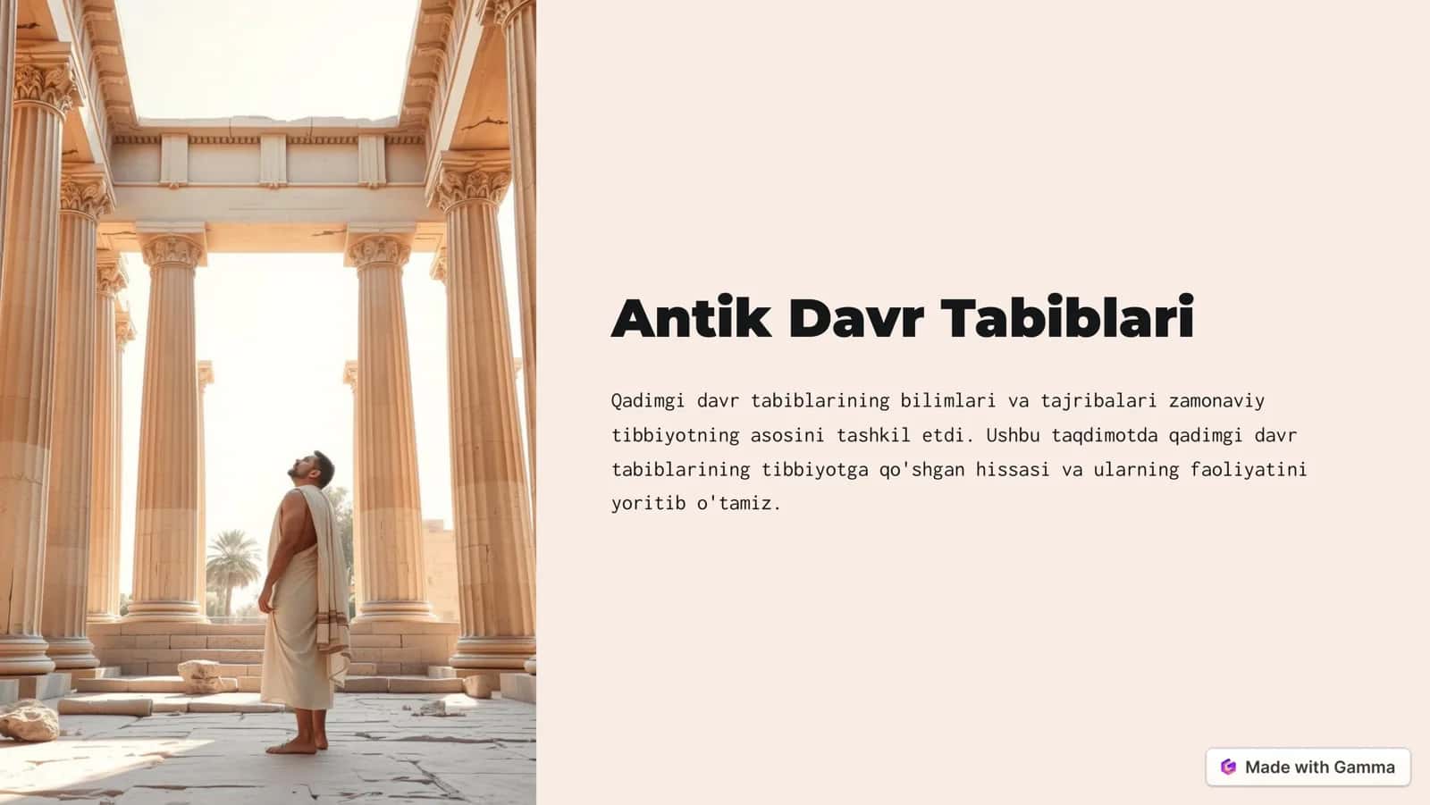Antik Davr Tabiblari 1