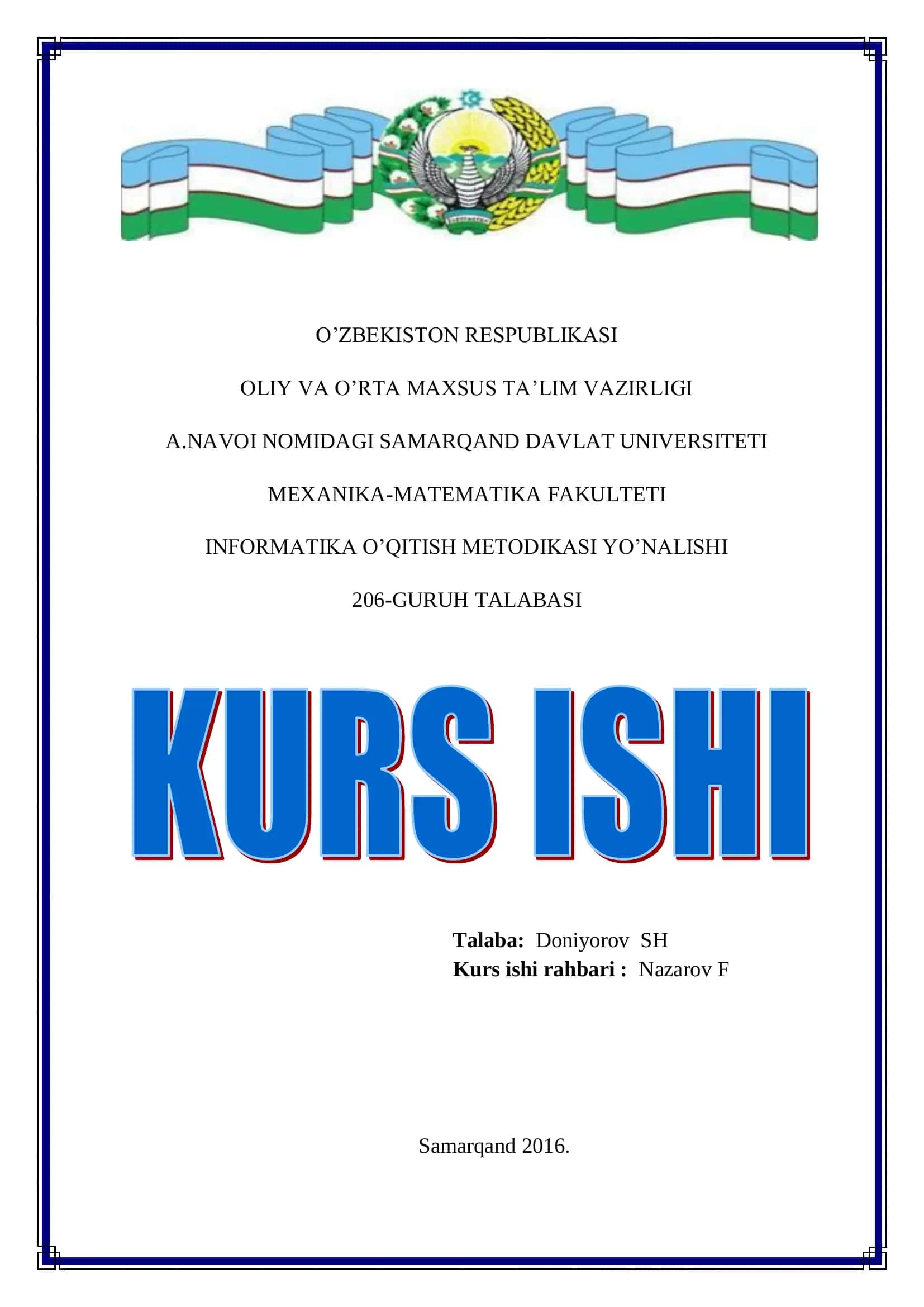 C++ tilida malumotlar ombori bilan ishlash 1