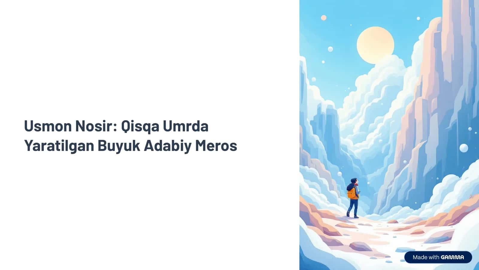 Usmon Nosir: Qisqa Umrda Yaratilgan Buyuk Adabiy Meros 1