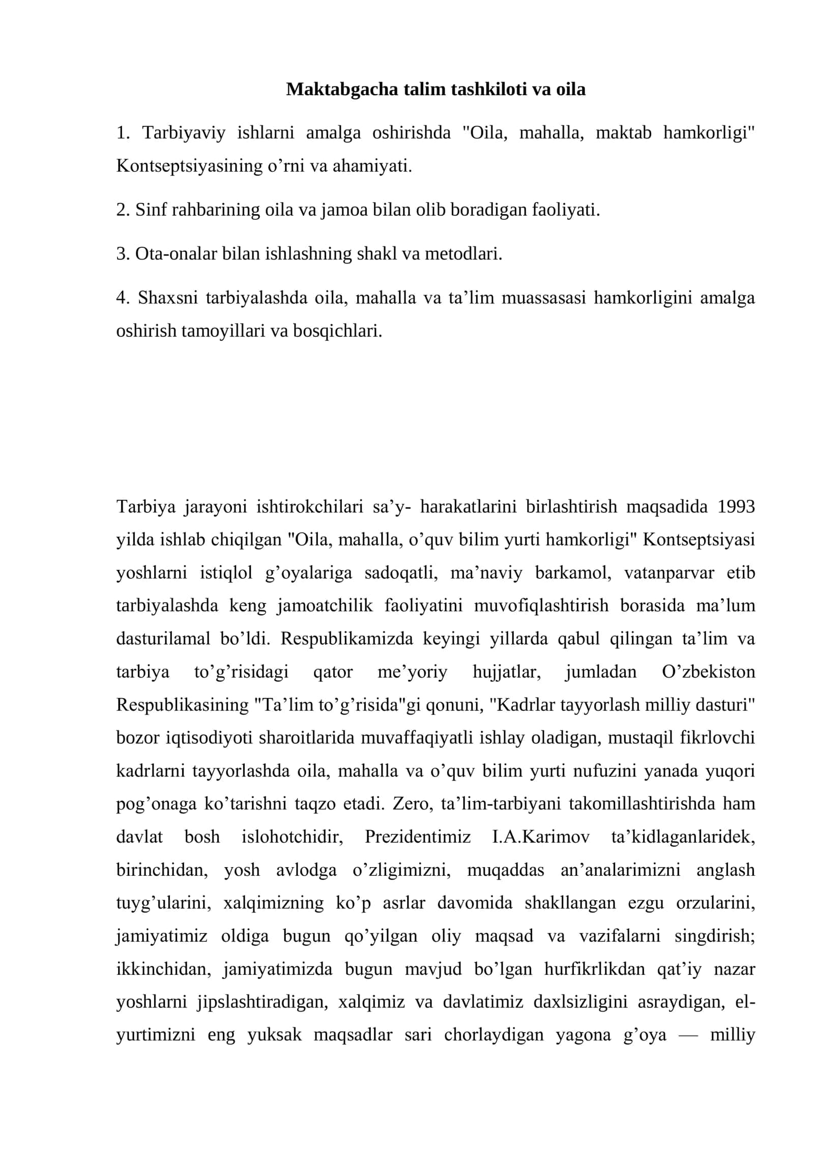 Oilaviy hamkorlik 1