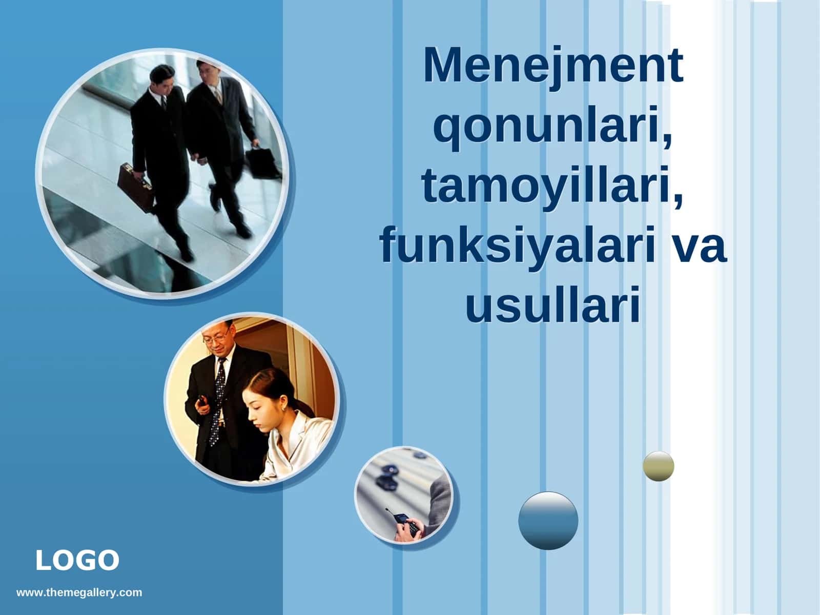 Menejment qonunlari, tamoyillari, funksiyalari va usullari 1