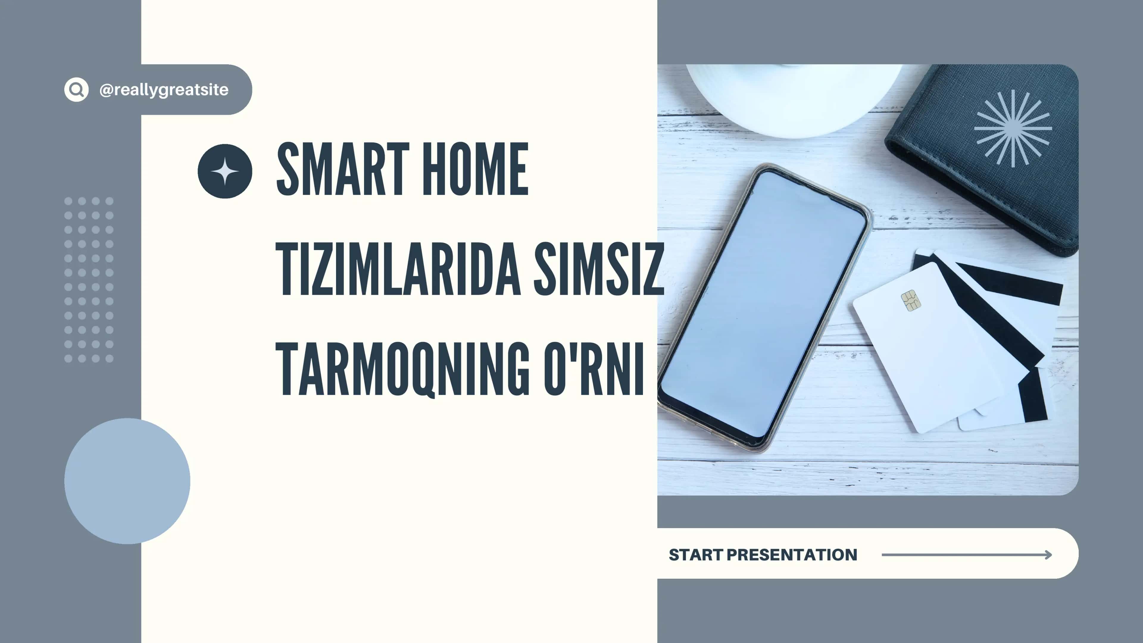 Smart Home Tizimlari 1