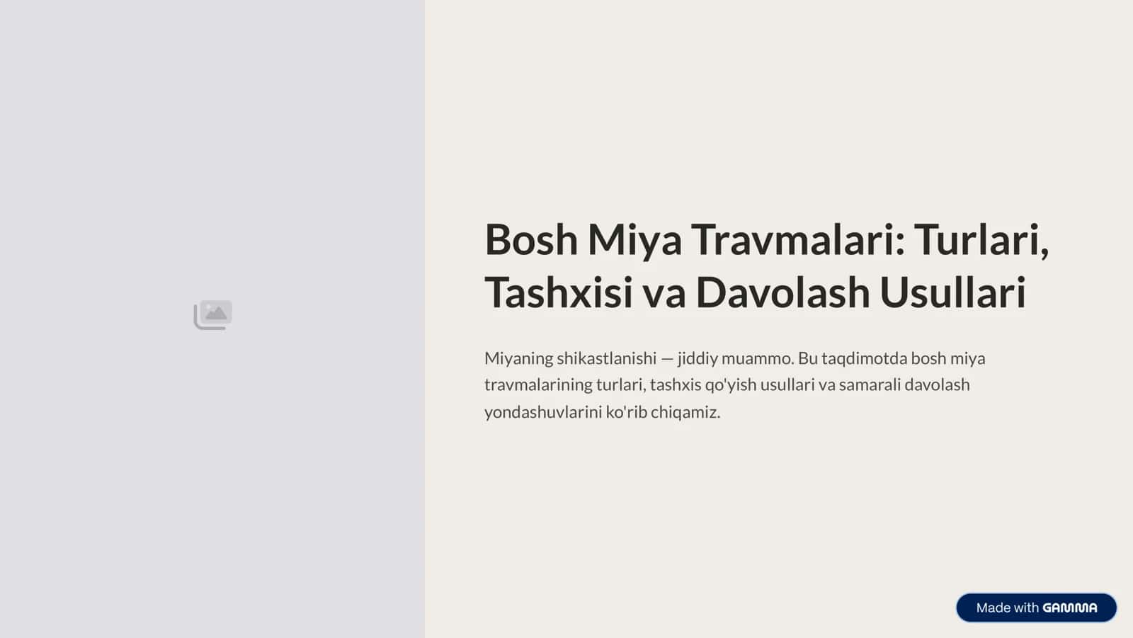 Bosh Miya Travmalari: Turlari, Tashxisi va Davolash Usullari 1