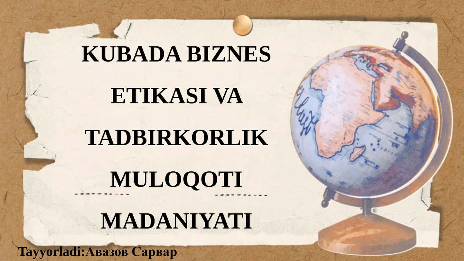 KUBADA BIZNES ETIKASI VA TADBIRKORLIK MULOQOTI MADANIYATI 1